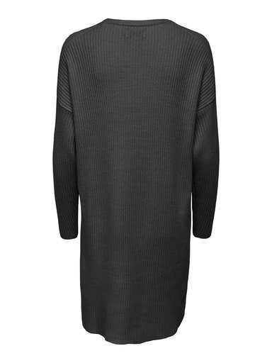 Grey Melange KATIA KNT ONLFIA L/S ONLY EX DRESS Strickkleid Dark