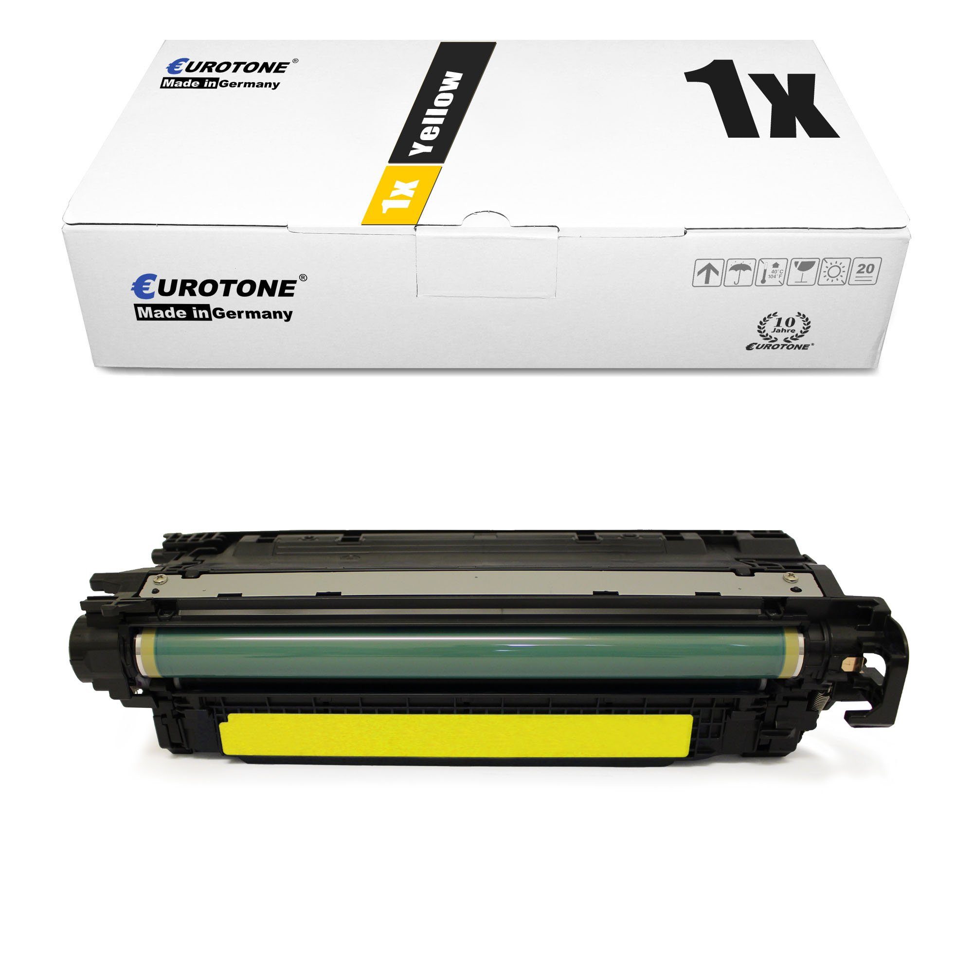 Toner 551 HP M fr ersetzt 507A Yellow CE402A Eurotone Tonerkartusche 575