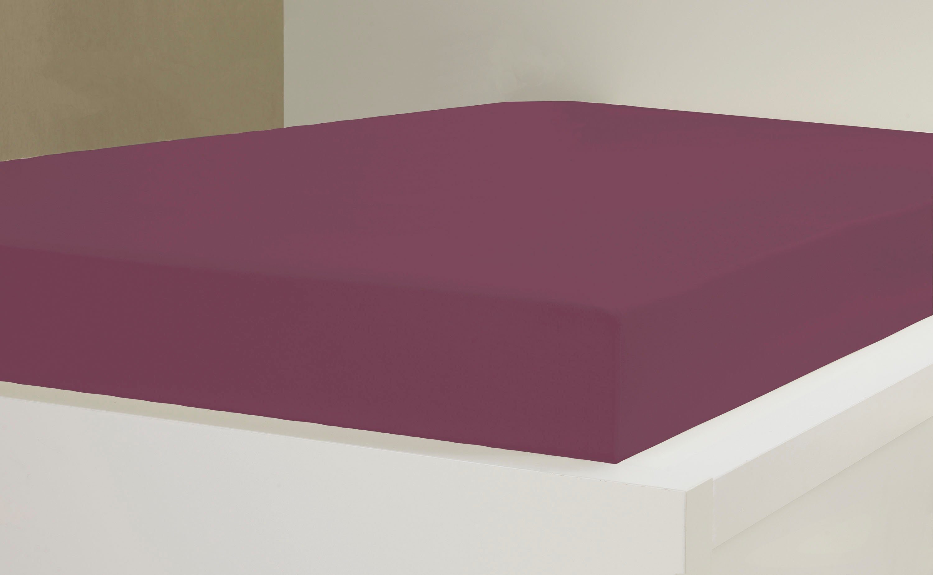 Esprit Spannbettlaken SHEET, Jersey-Elasthan, Gummizug: rundum, günstig online kaufen