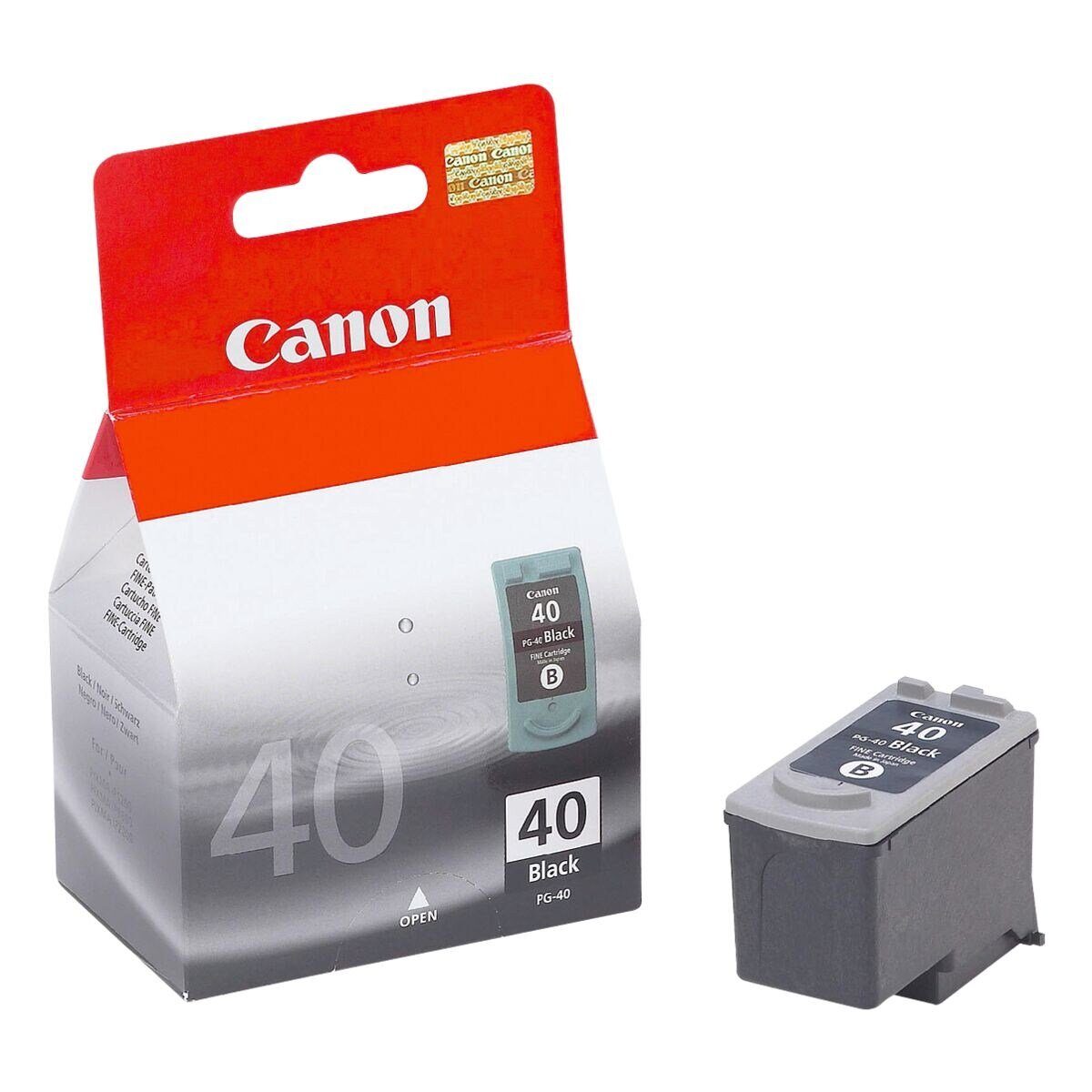 Canon PG-40 Tintenpatrone (Original Druckerpatrone, schwarz)