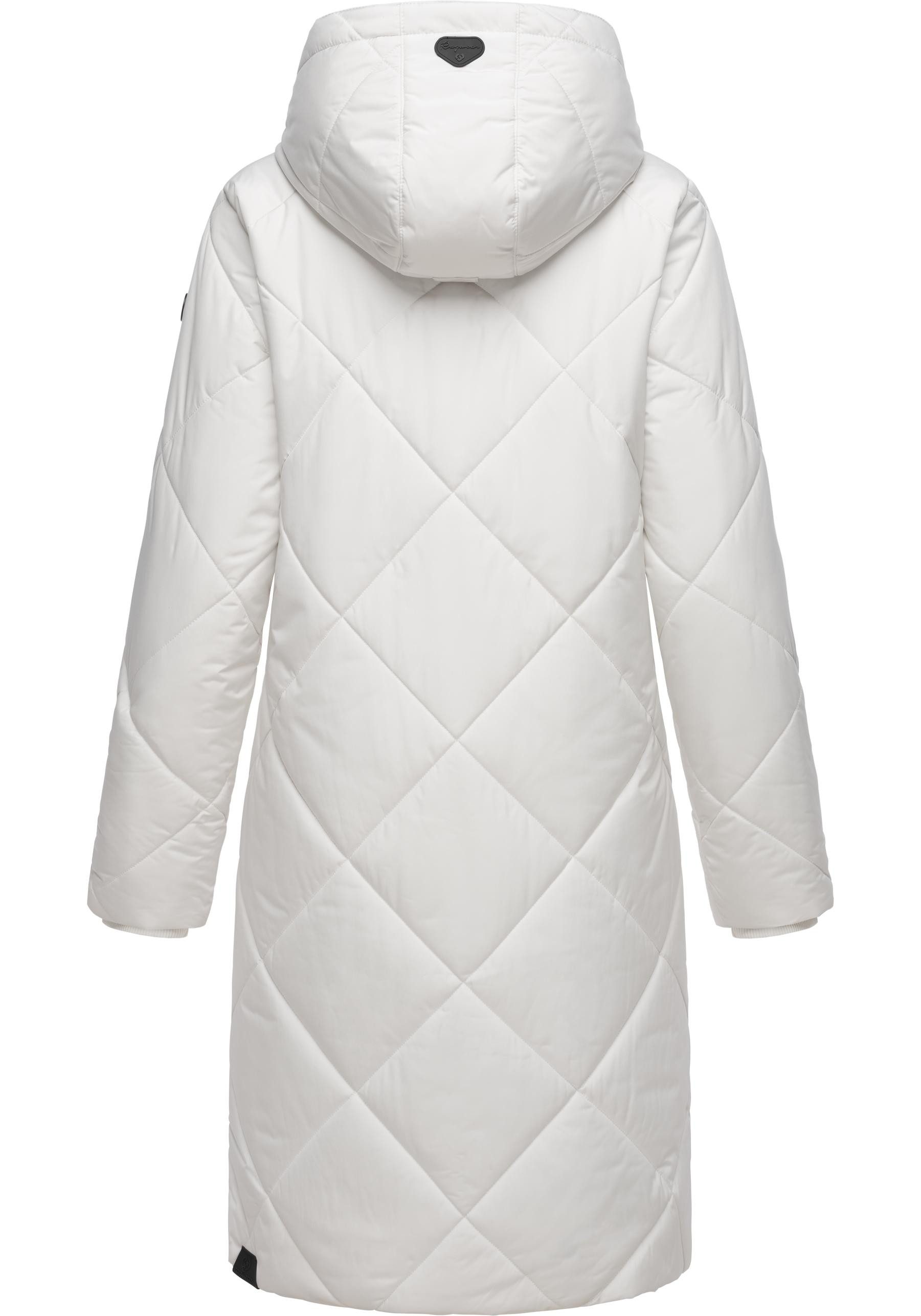 Ragwear Steppmantel Rebela stylischer Winterparka mit abnehmbarer Kapuze