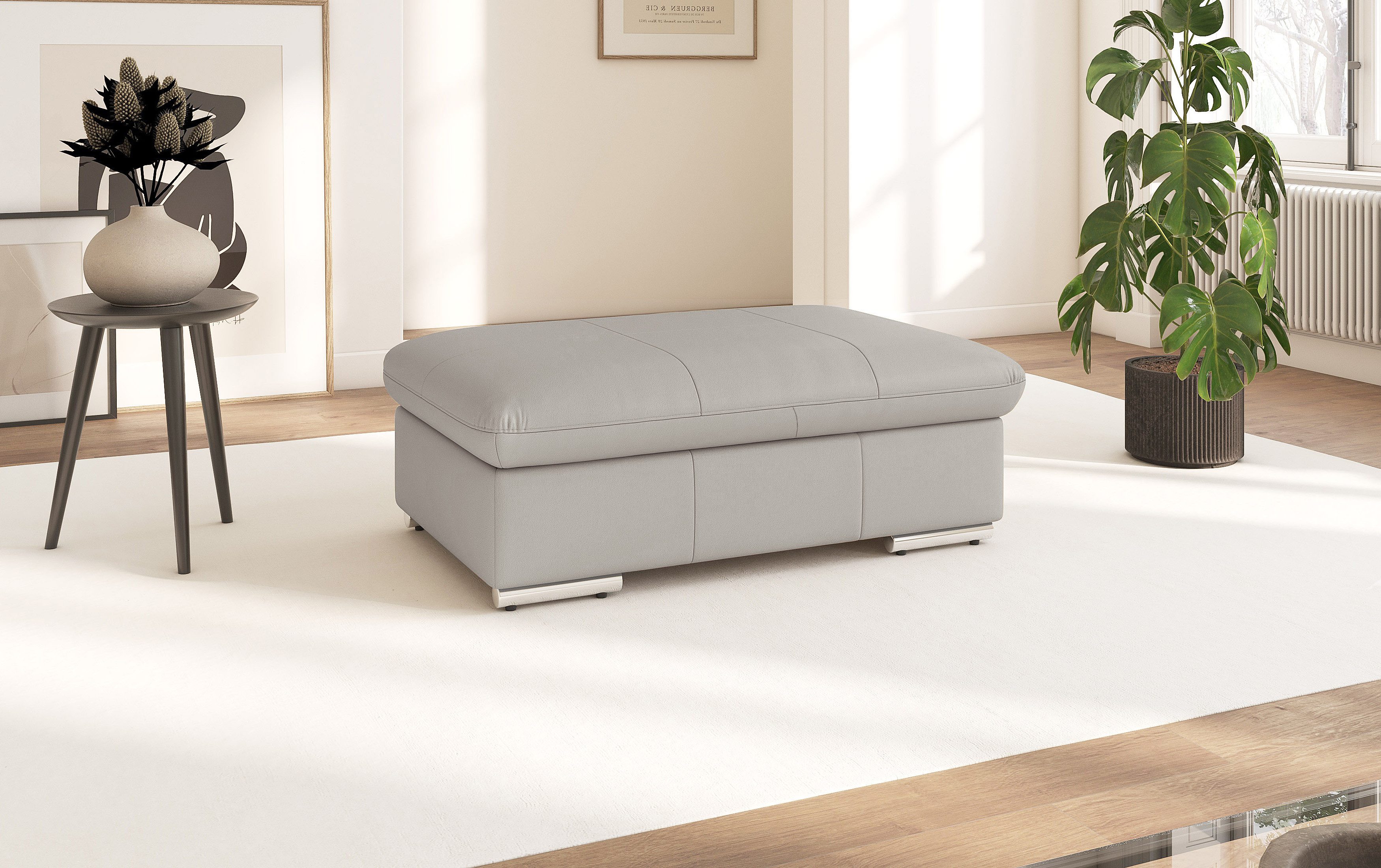 sit&more Polsterhocker Valantine, B: 101 cm, individuell zu kombinieren