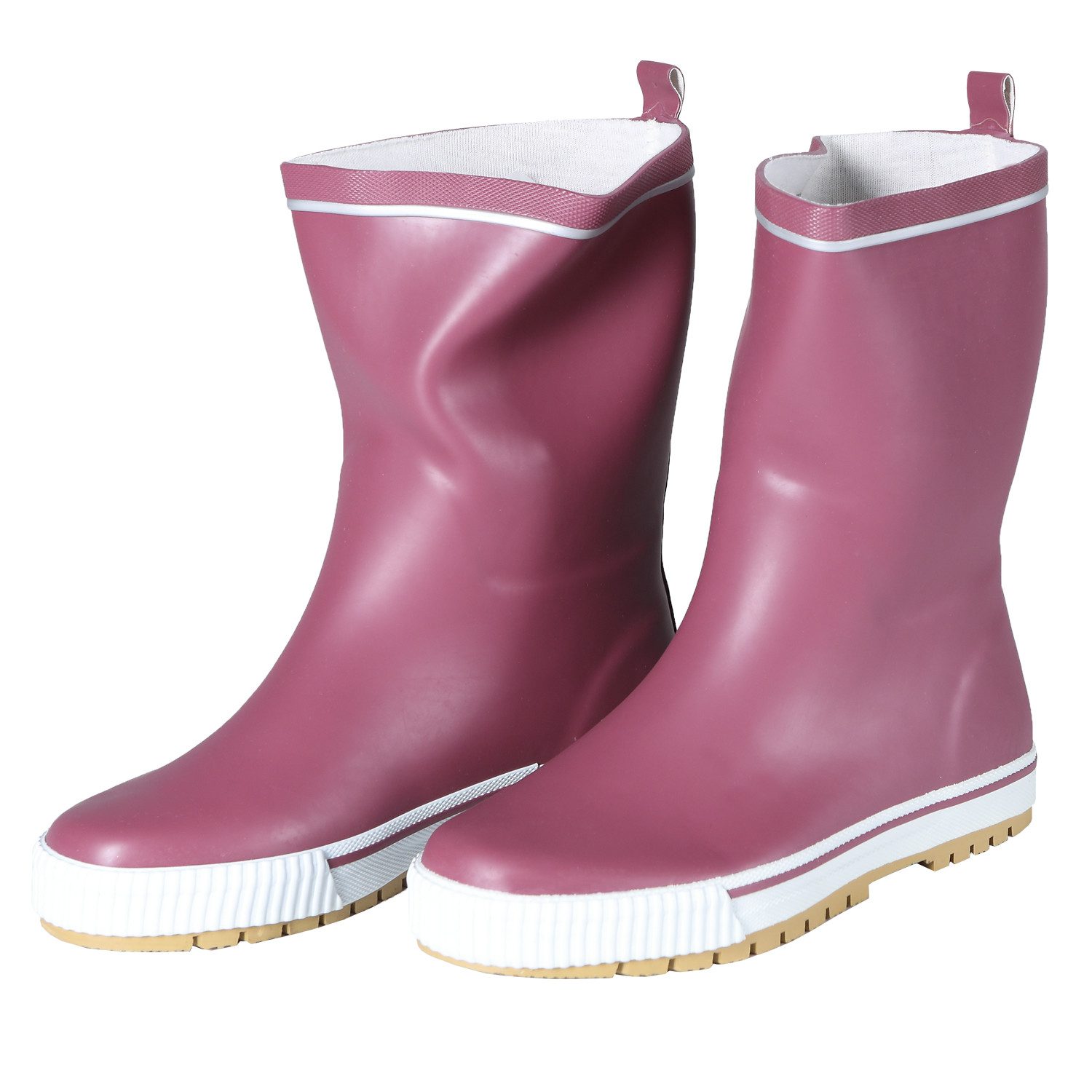 Home4Living Damen Gummistiefel Blau/Flieder – Wasserdichte Regenstiefel Gummistiefel (2-tlg) 100% wasserdicht, robust & bequem