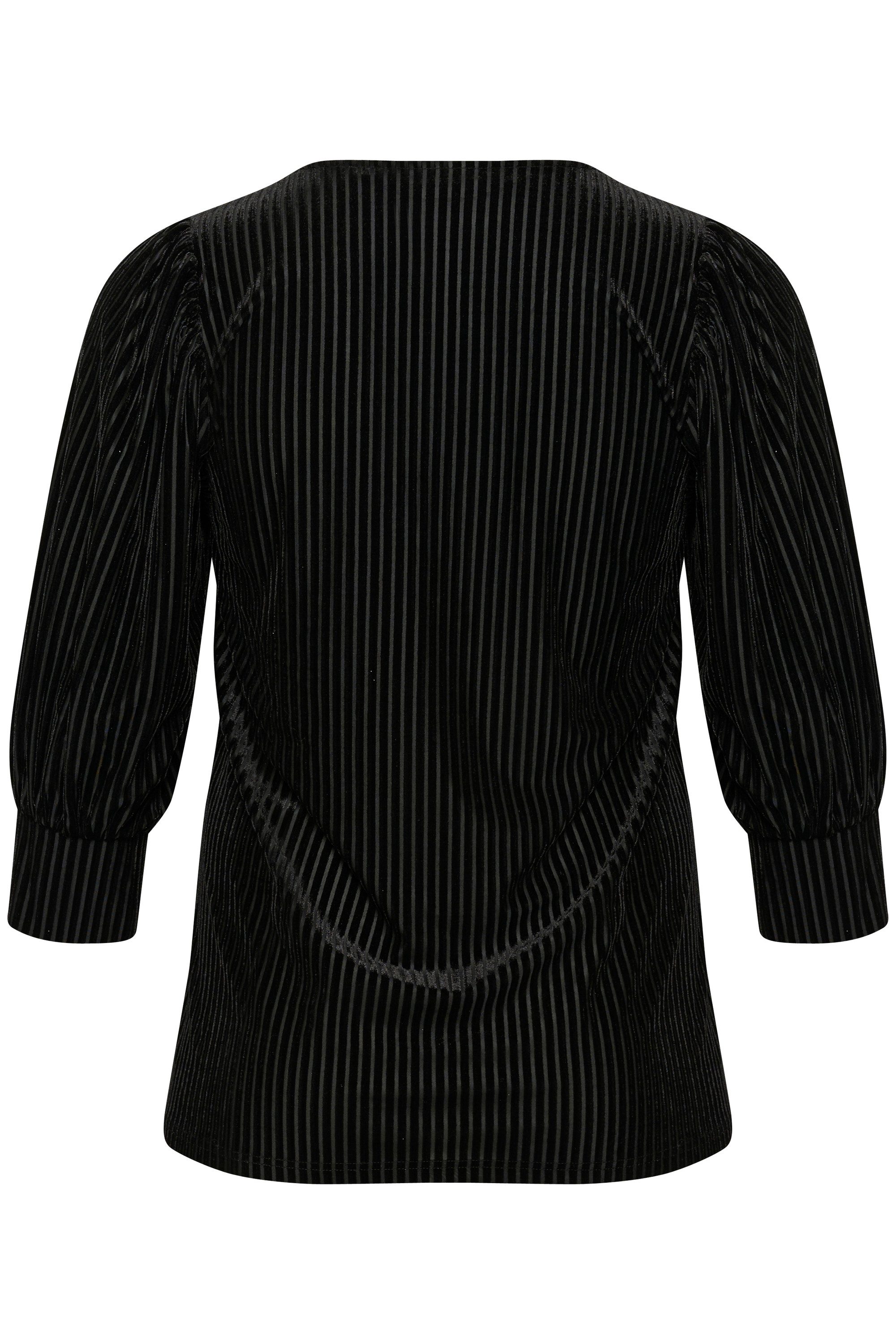 KAFFE Curve Langarmbluse Langarm-Bluse KCcacanna Große günstig online kaufen