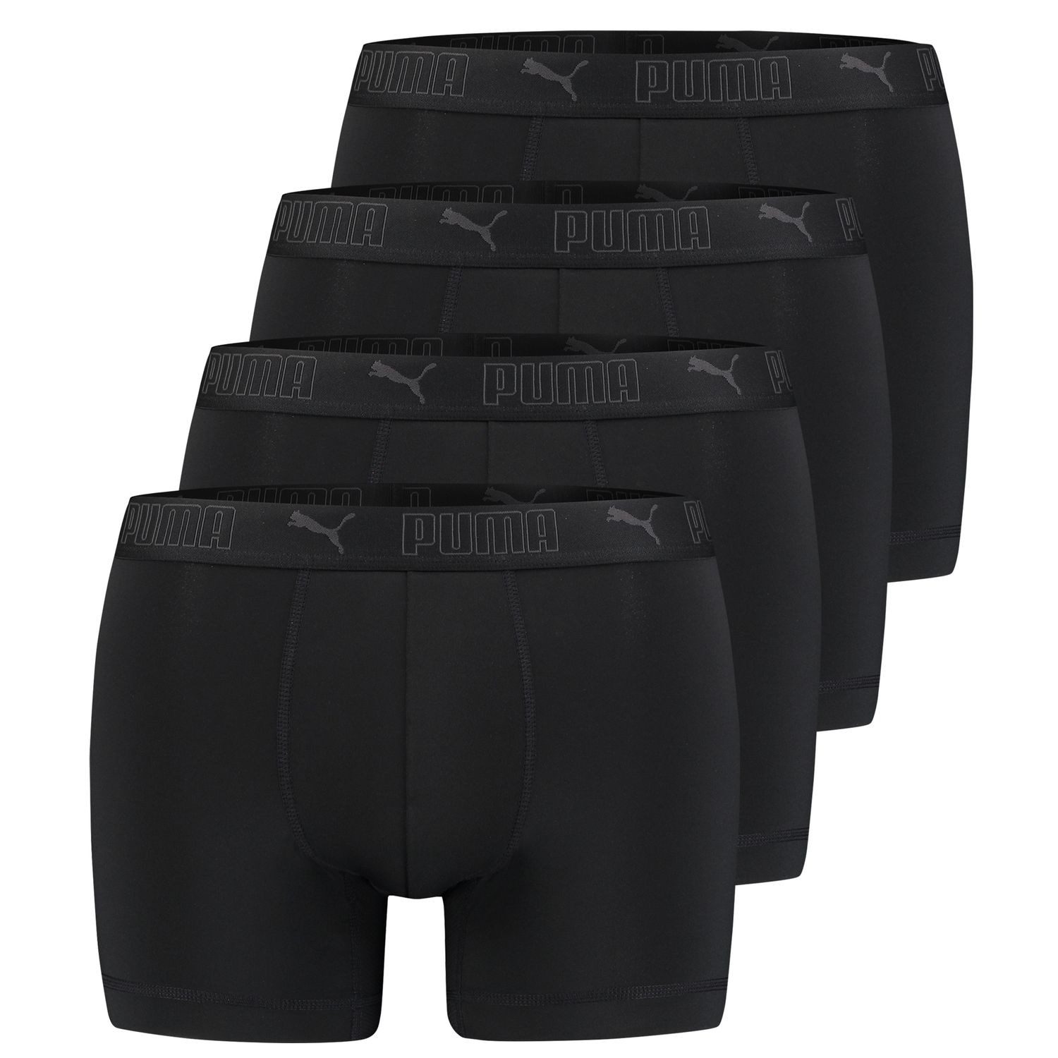 PUMA BODYWEAR Boxershorts Sport Boxers (2-St) leicht und kühlend, längeres Bein im 4er SPARPACK