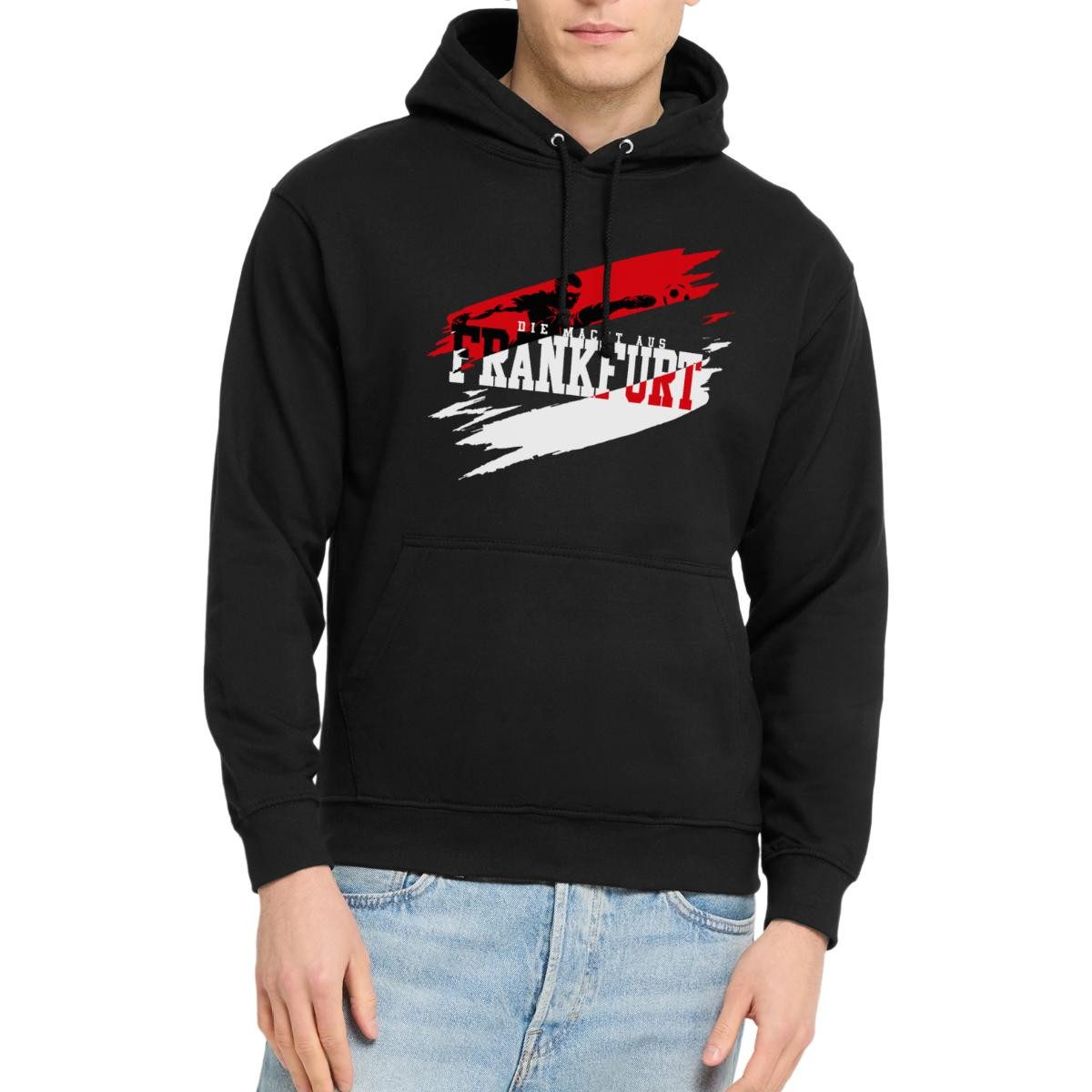 Spreadshirt Hoodie Die Macht Aus Frankfurt Fußball Fan Unisex Hoodie (1-tlg)