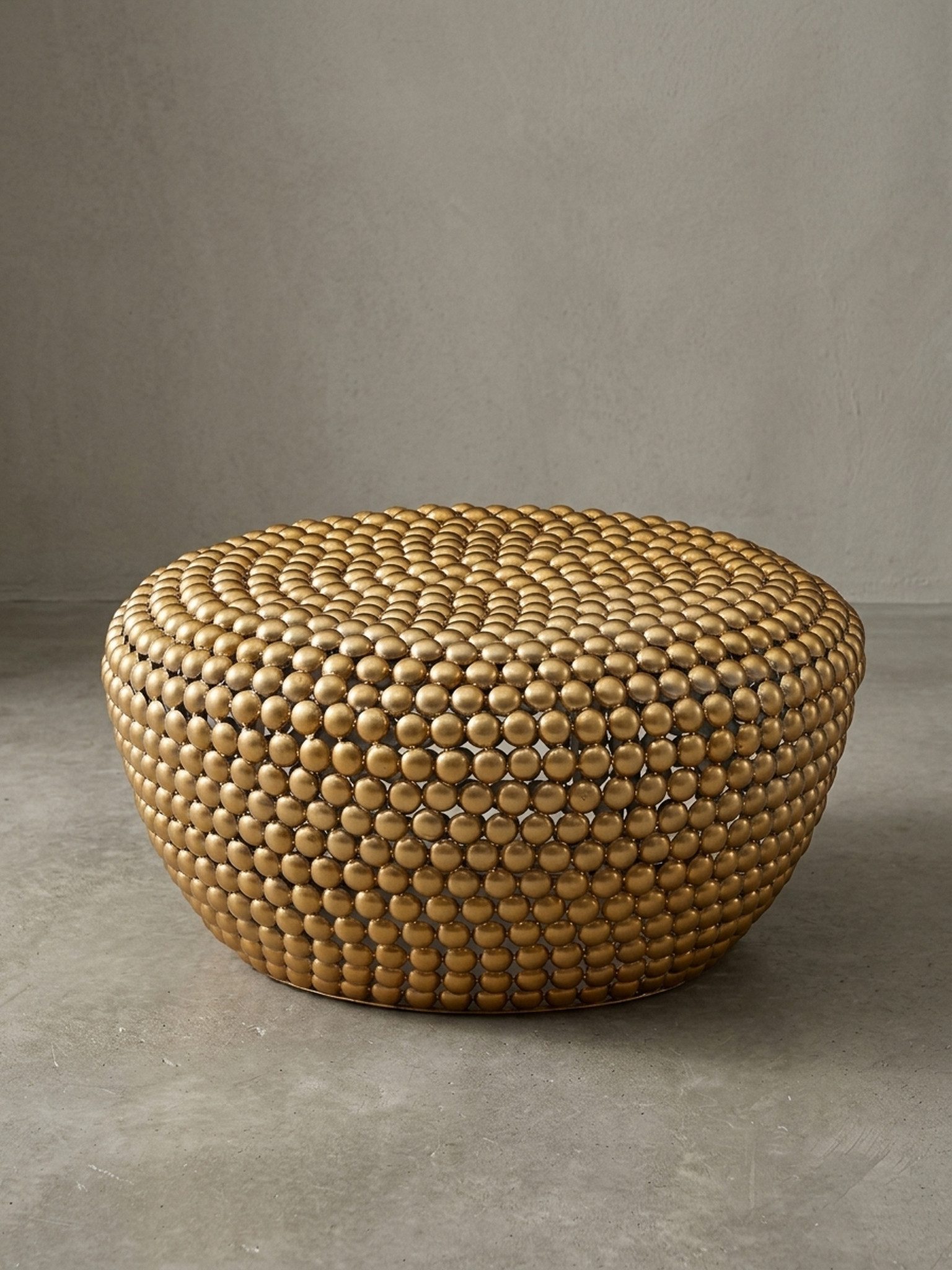 KADIMA DESIGN Couchtisch Beistelltisch BIFERNO Aluminium, exotisches Orientalisches Design