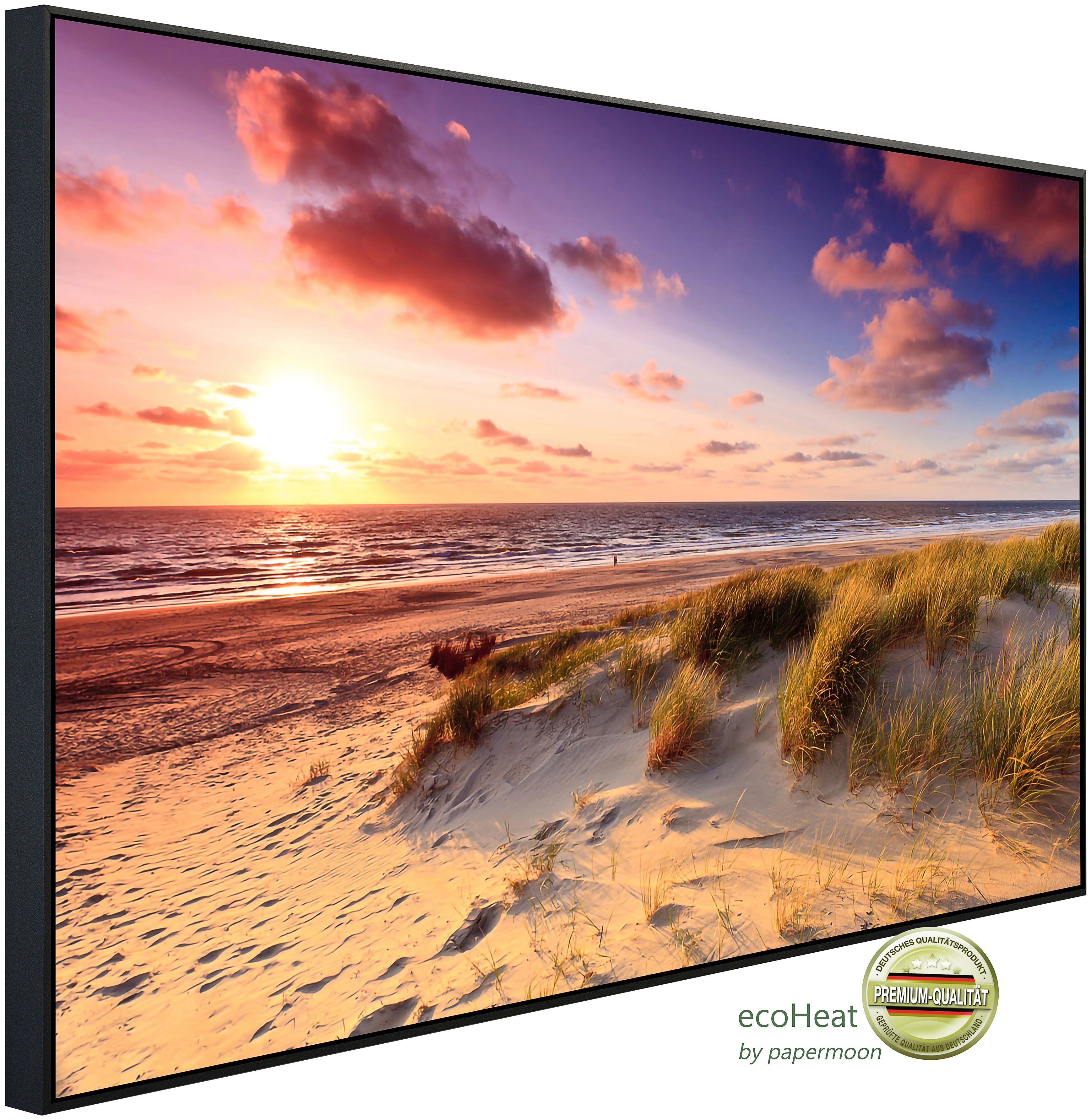 Infrarotheizung Dünen Sonnenuntergang