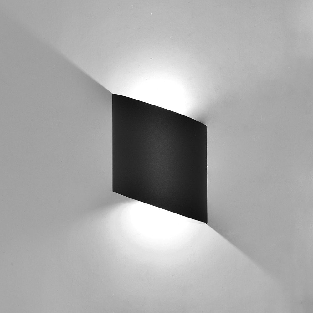 Dunkelgrau LED-Außenwandleuchte Außen-Wandleuchte Mantra Sochi