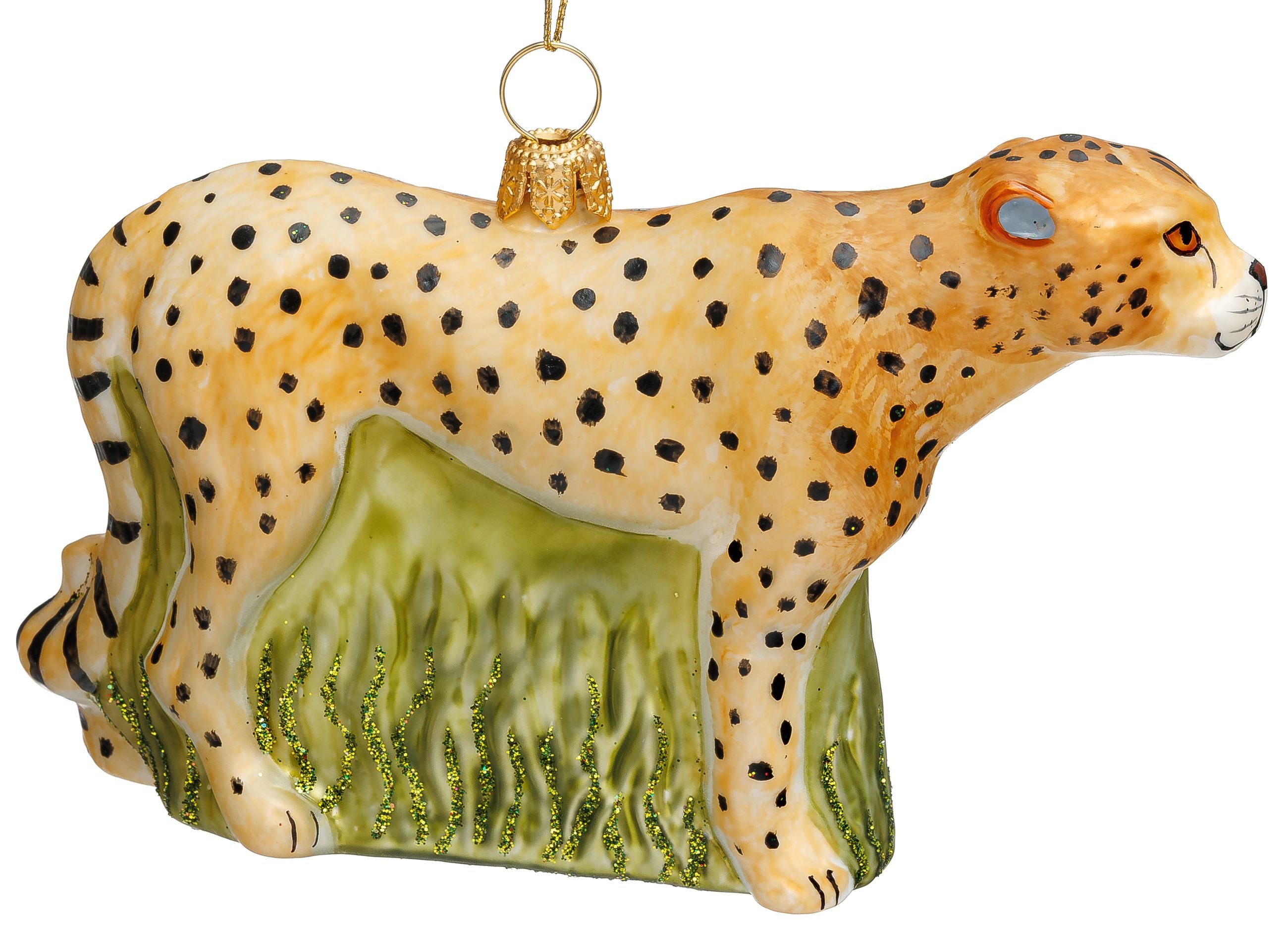 SIKORA Weihnachtsbaumkugel Gepard Besondere Weihnachtskugel Glas Figur Anhä günstig online kaufen