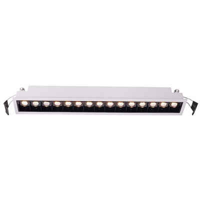 Licht-Trend Einbauleuchte LED Raster-Einbauleuchte Line 1895lm 15x2W Warmweiß Weiß, Schwarz, Warmweiß