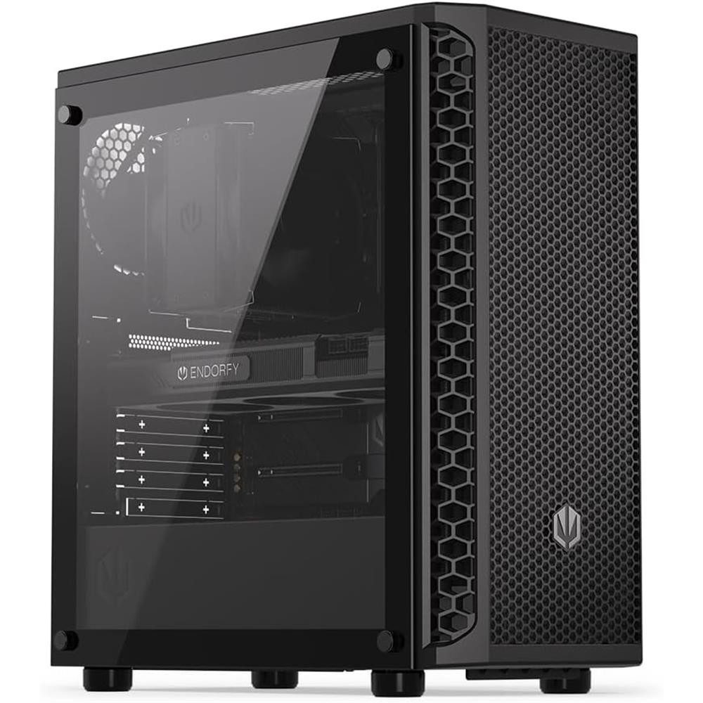 ENDORFY PC-Gehäuse Signum 300 Air, Glasfenster, 4 PWM-Lüfter, Mesh-Front, Staubfilter