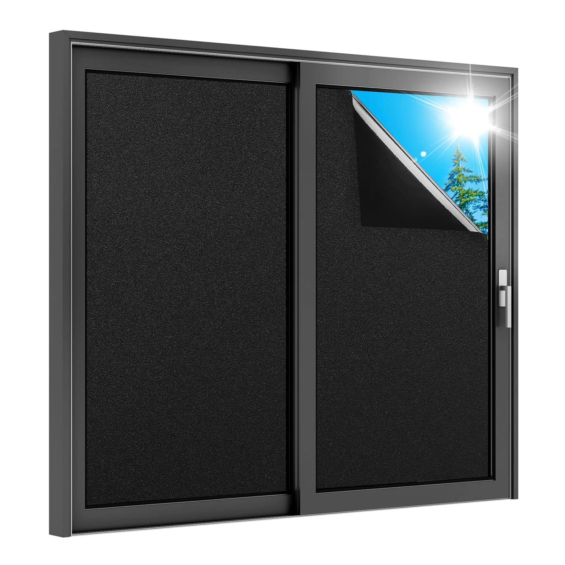 Coonoor Sonnenschutz-Fensterfolie Selbstklebende matte Fensterfolie, UV-Sch günstig online kaufen
