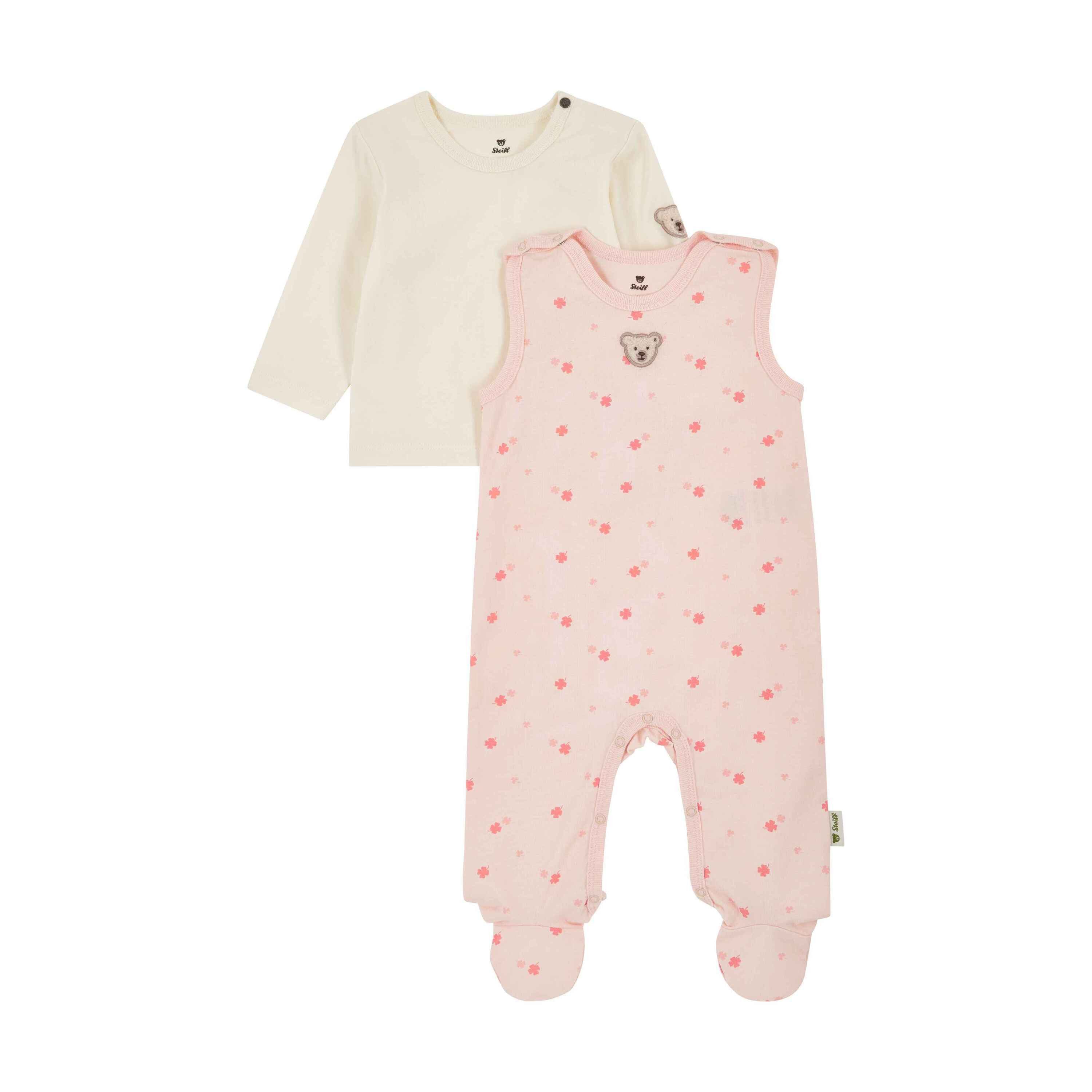 Steiff Strampler Set Strampler + T-Shirt langarm Baby Wellness