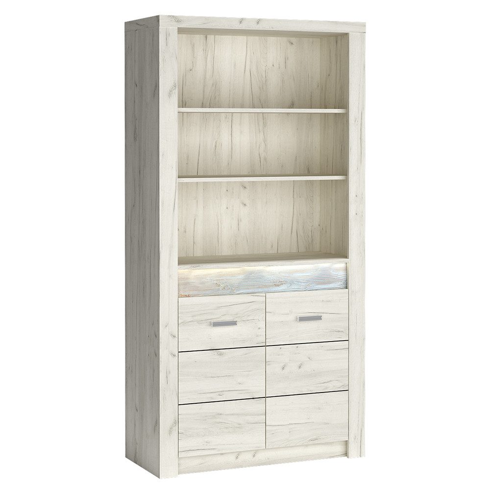 Lomadox Regal INGENIO-161, Bücherregal Mehrzweckschrank Schrank günstig online kaufen