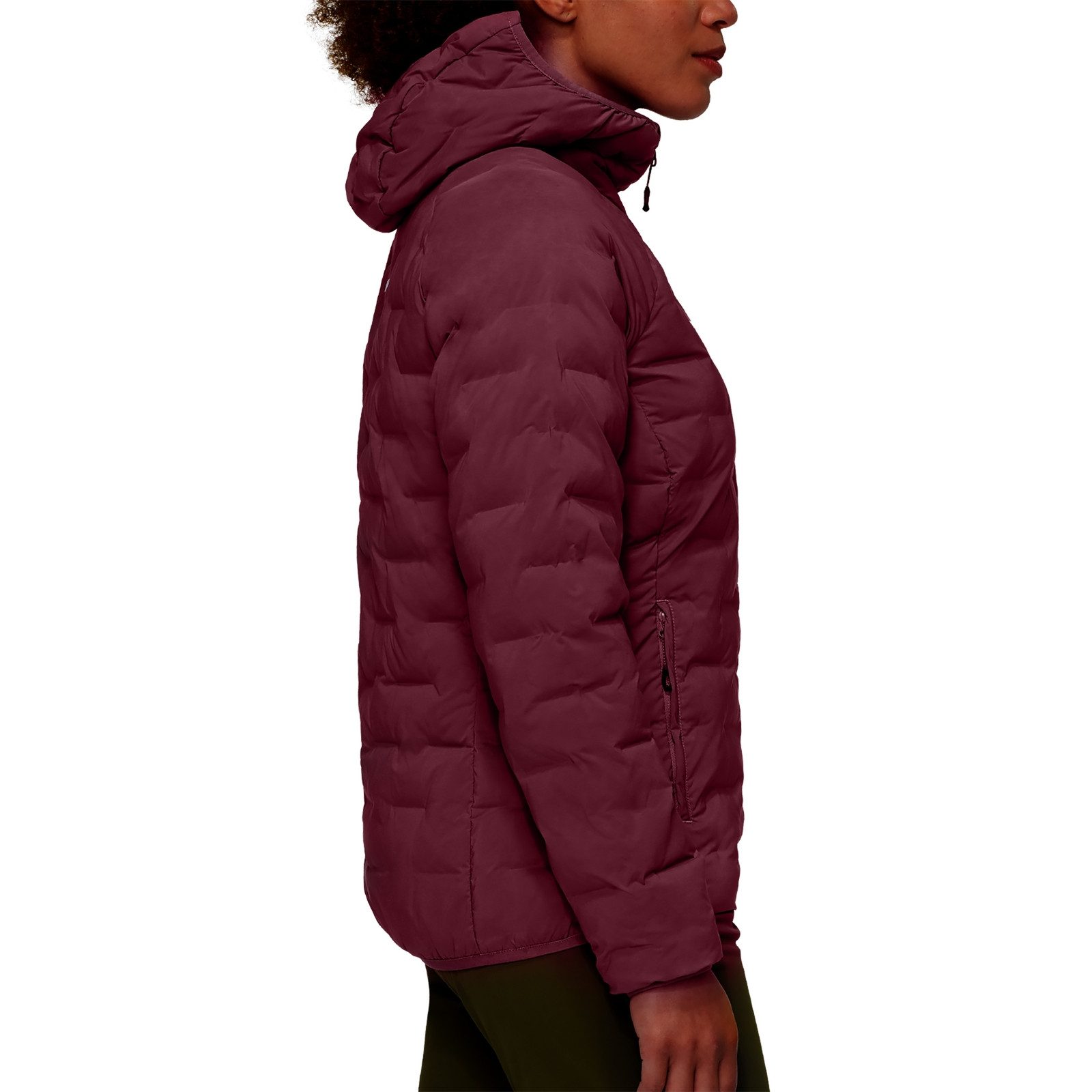 Mammut Steppjacke Sender IN Hooded Jacket mit Markenschriftzug auf der Vorderseite