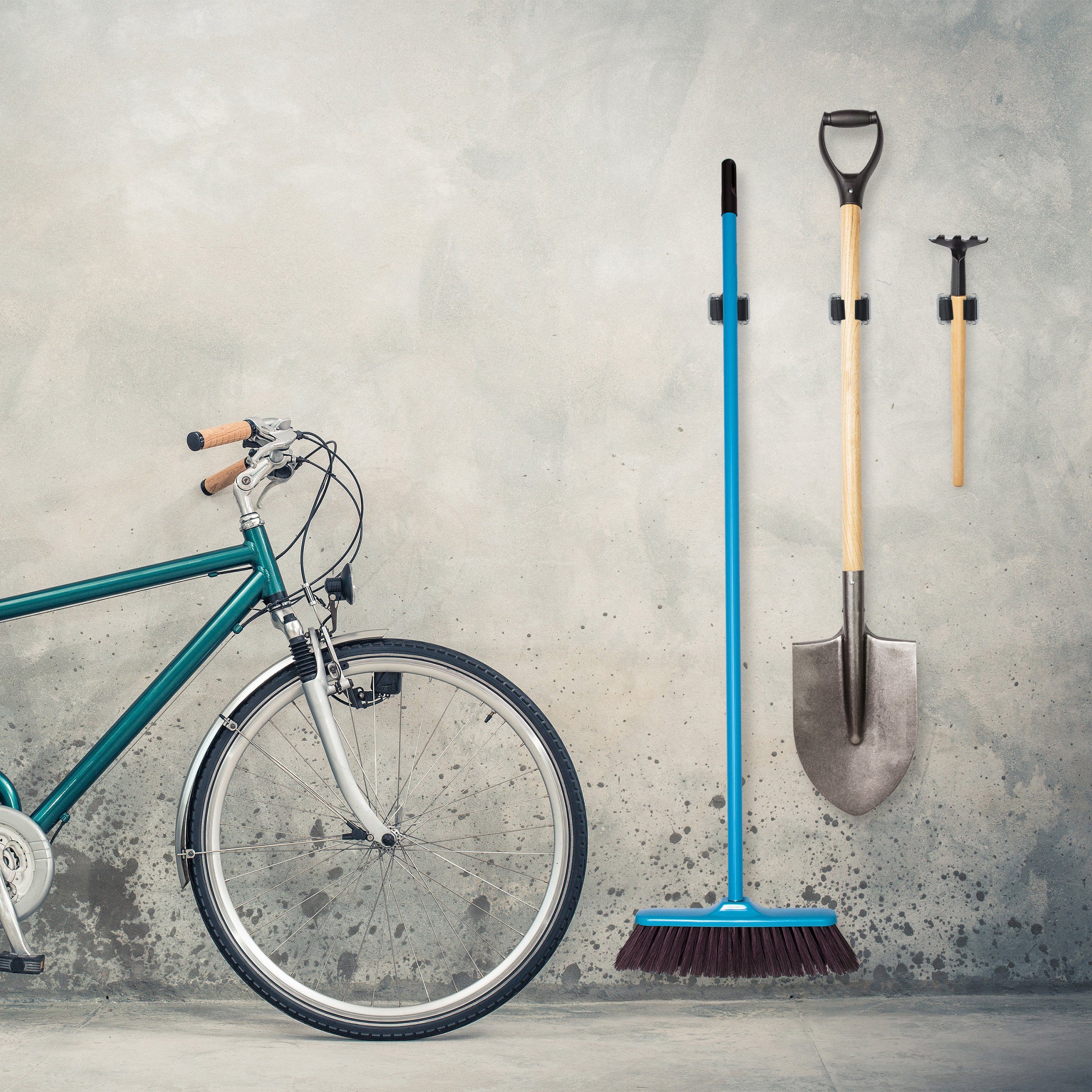 relaxdays Gartengerätehalter Gerätehalter 10er Set