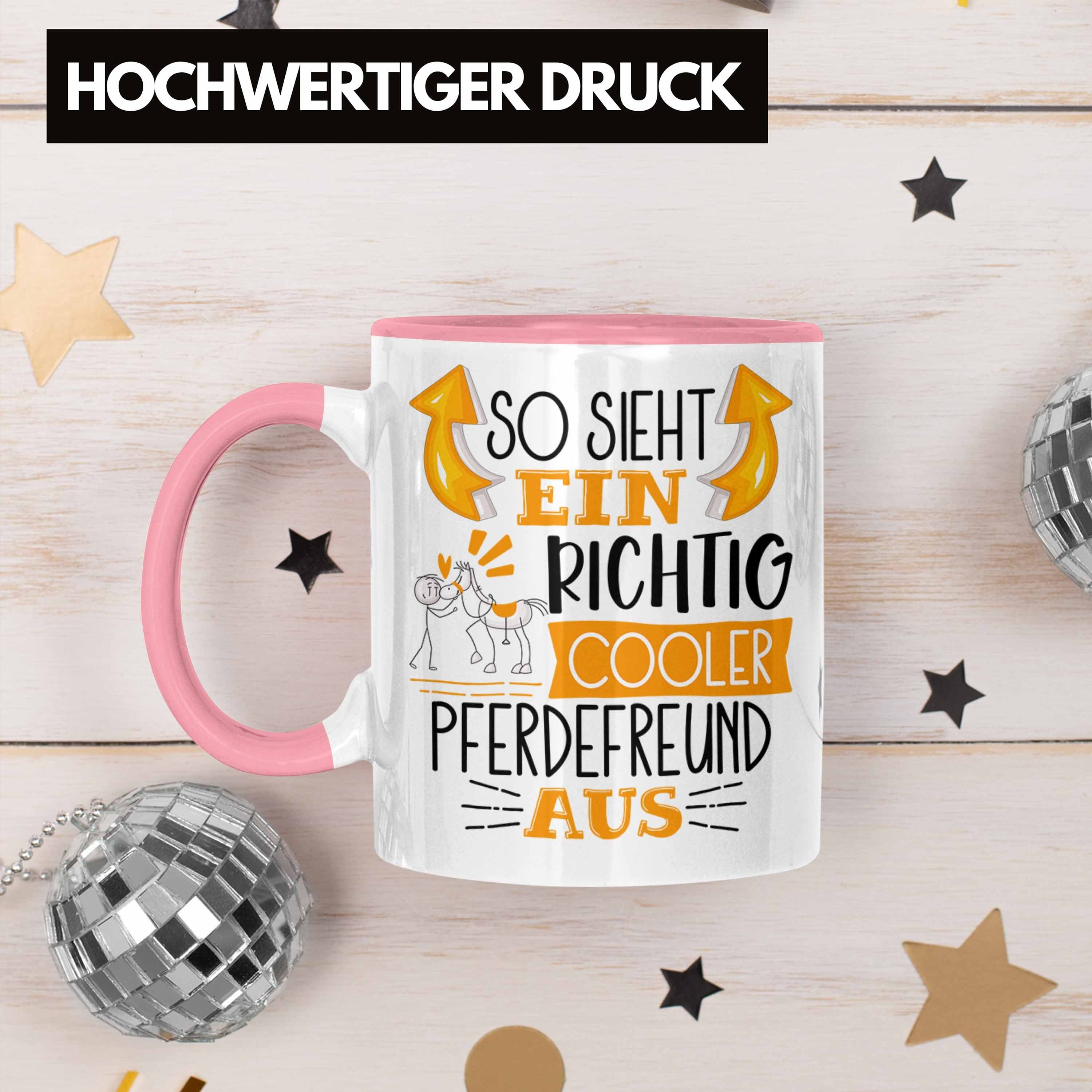 Pferdefreund Ein Trendation Cooler Sieht Gesche Pferdefreund Tasse So Aus Richtig Tasse Rosa