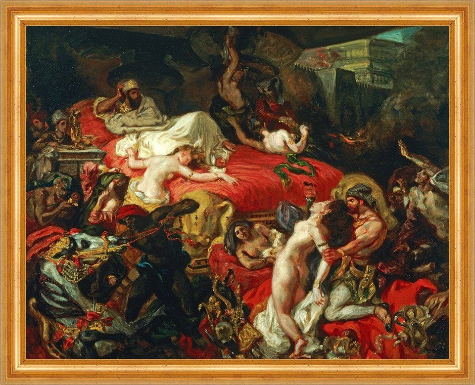 Kunstdruck The Death of Sardanapalus Eugene Delacroix Boxberg Asyrer Tod B A3 017, (1 St) Kunstdruck The Death of Sardanapalus Eugene Delacroix Boxberg Asyrer Tod B A3 017, (1 St)