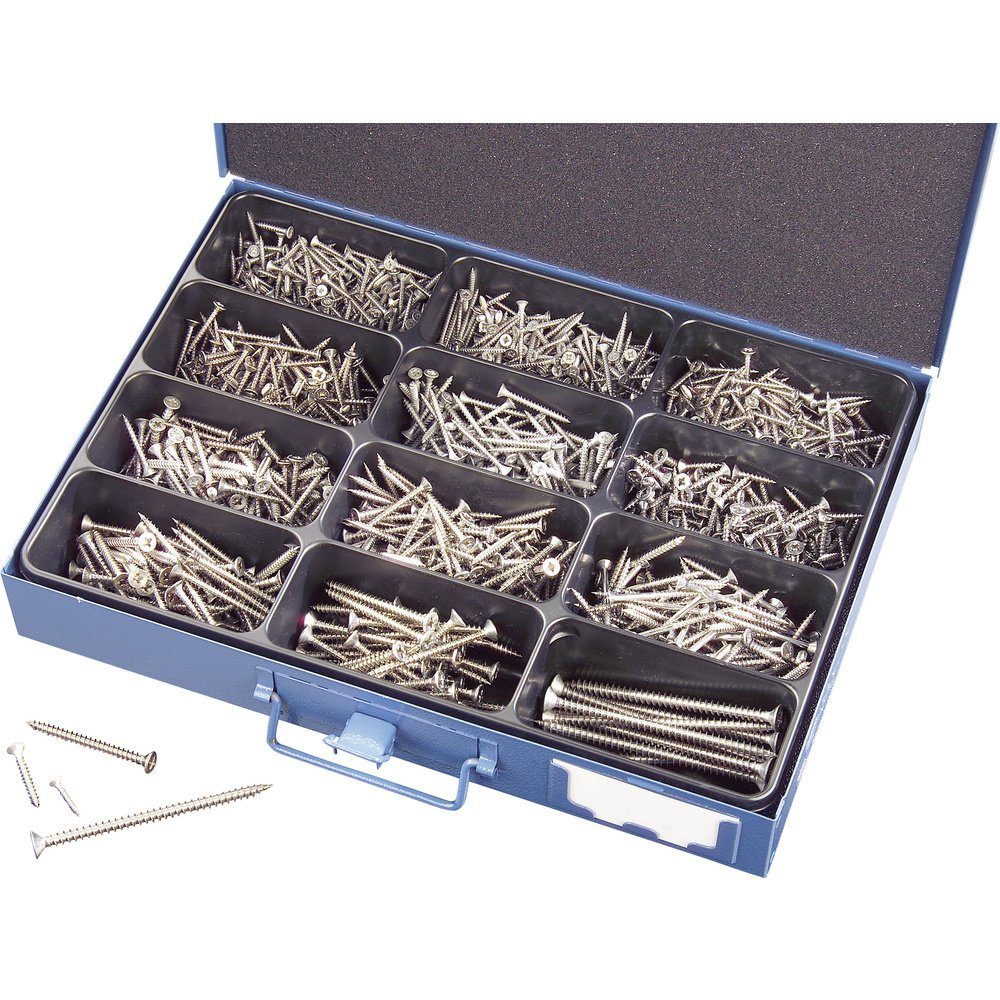 Schrauben-Set 838759 Kombi-Schrauben-Sortiment 1135 Teile
