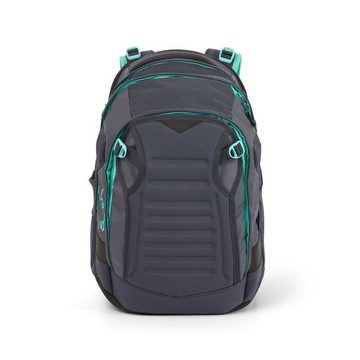 Satch Schulrucksack Match (3tlg., inkl. Schlamperbox und Sporttasche), erweiterbar