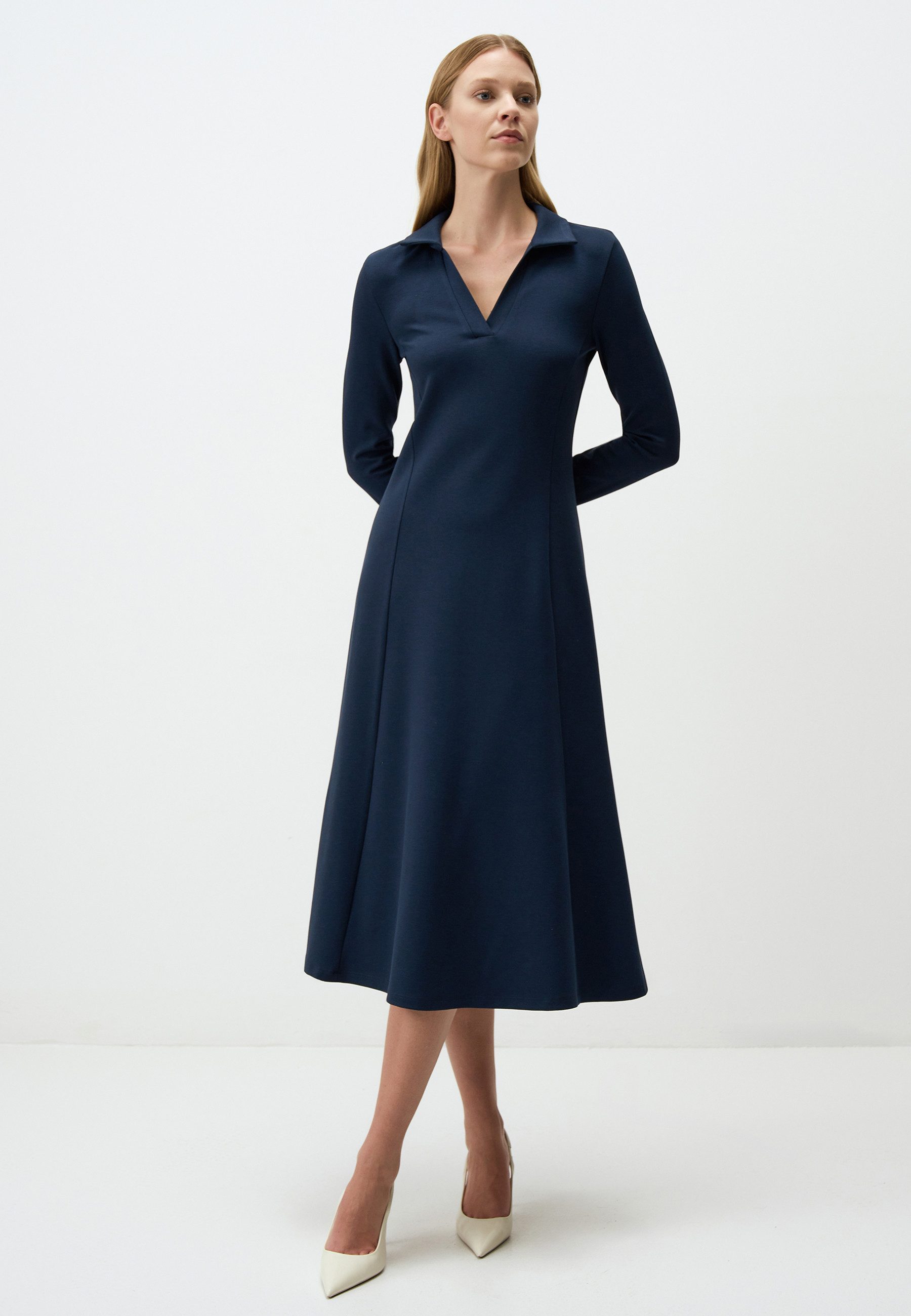 Jimmy Key Midikleid Langärmliges Midikleid Mit günstig online kaufen