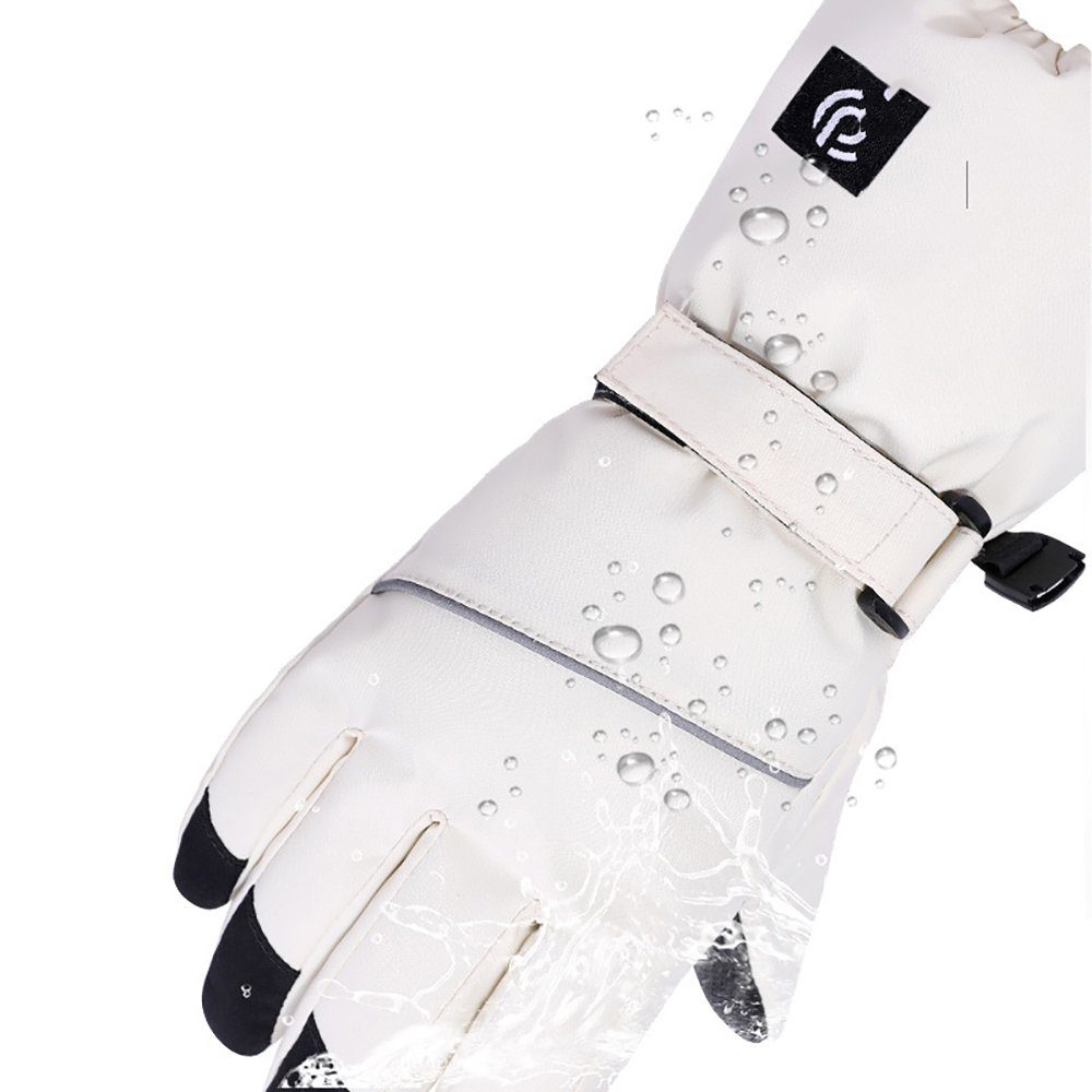 Outdoor-Rad- Wasserdichte, und Wintersamt Skihandschuhe Outdoor-Handschuhe und Bergsteiger-Skihandschuhe L.Ru warme winddichte UG kältebeständige