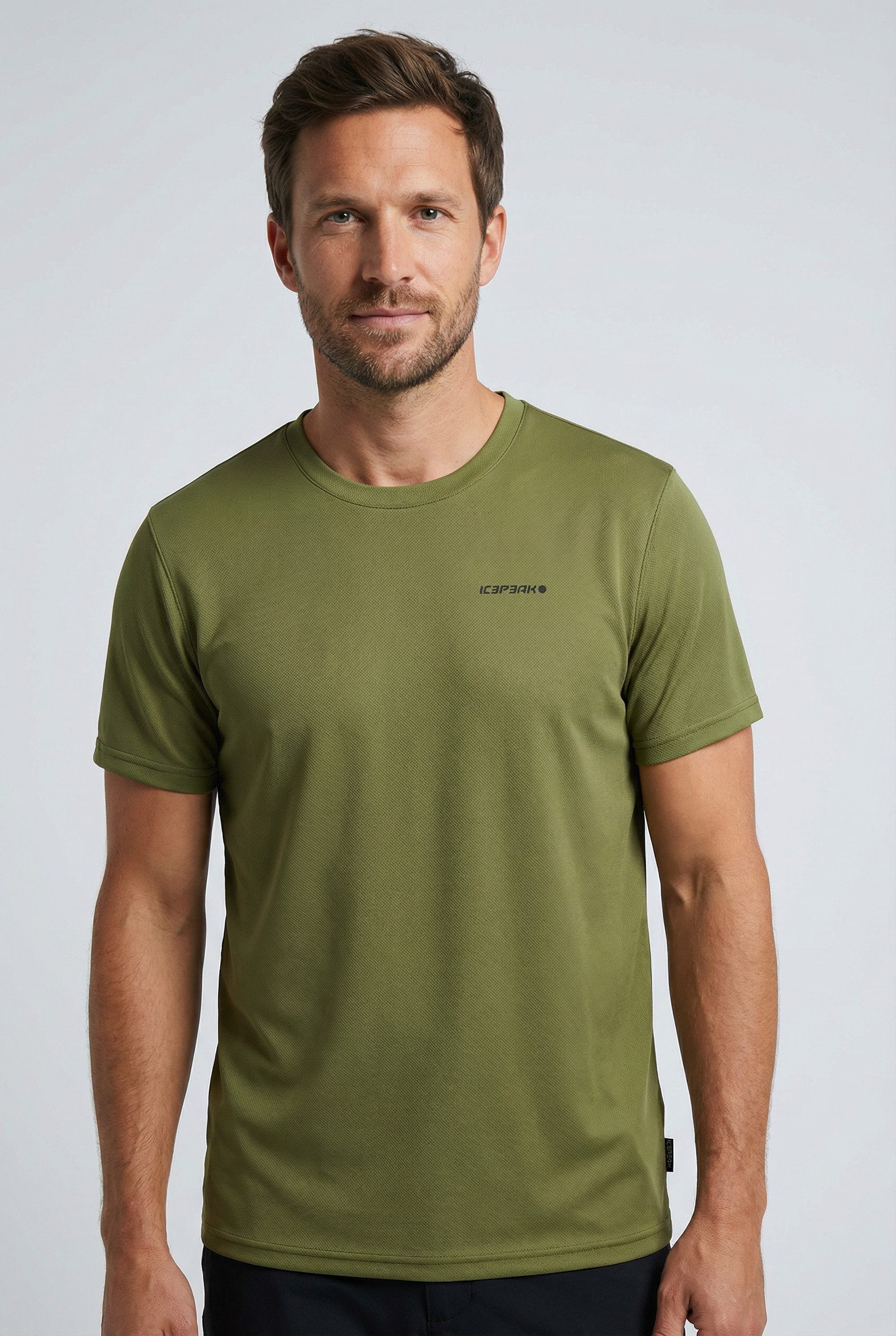 Icepeak Funktionsshirt BERNE normale Passform, mit O-Ausschnitt, schnell trocknendes Material