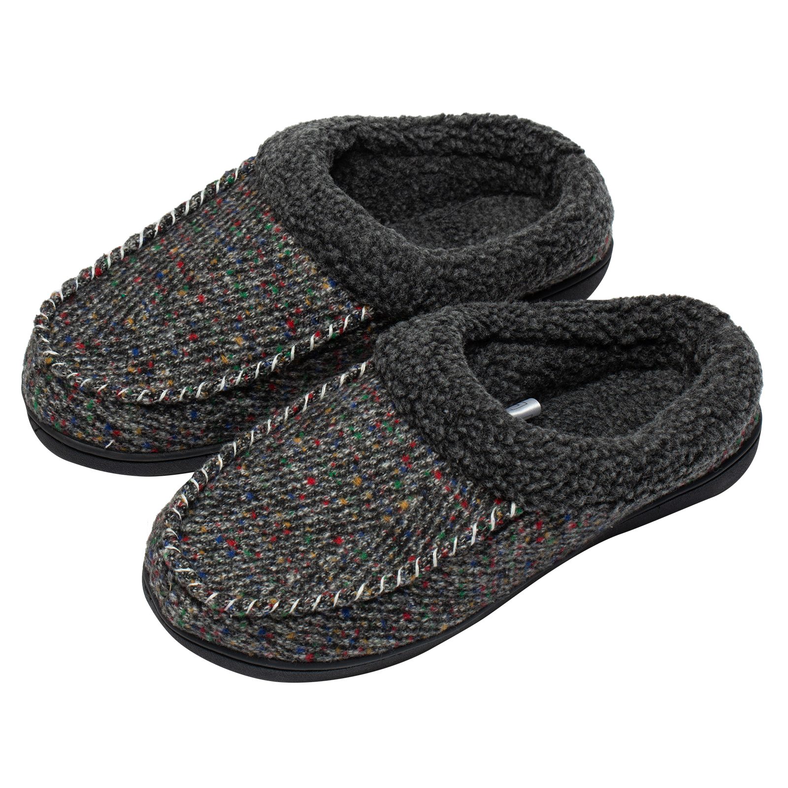 GORGLITTER Hausschuhe Damen Winter | Leoprint Plüsch | Thermo Pantoffeln | Größen 36-45