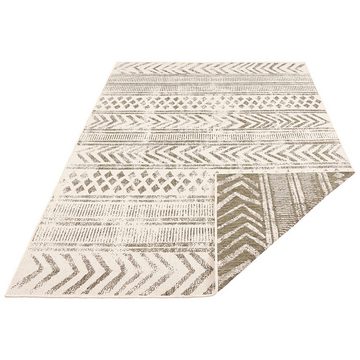 Teppich In- & Outdoor Wendeteppich Biri Beige Creme, NORTHRUGS, rechteckig, Höhe: 5 mm