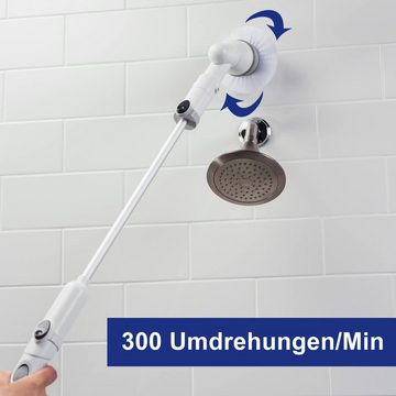Genius Reinigungsbürsten-Set Genius - Turbo Scrub Set 5-tlg Elektrische Universal-Reinigungsbürste