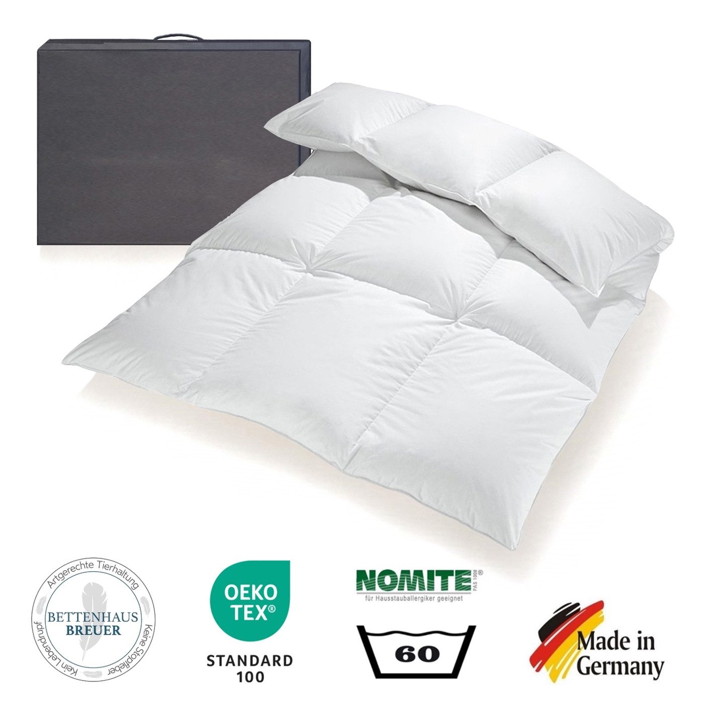 Bettenhaus Breuer Daunenbettdecke Extra warme 100% Winter Daunendecke sibir günstig online kaufen