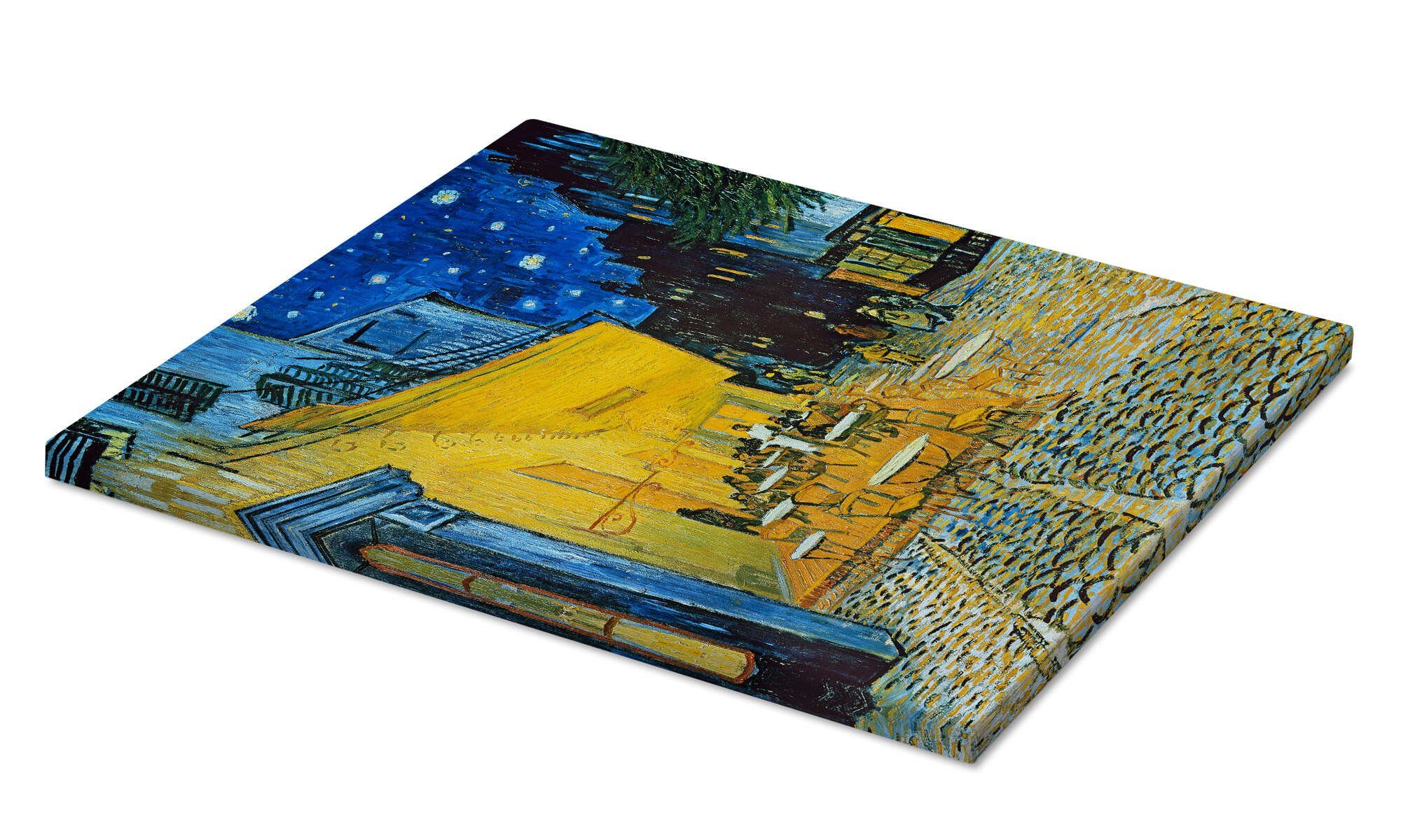 Posterlounge Leinwandbild Vincent van Gogh, Caféterrasse günstig online kaufen