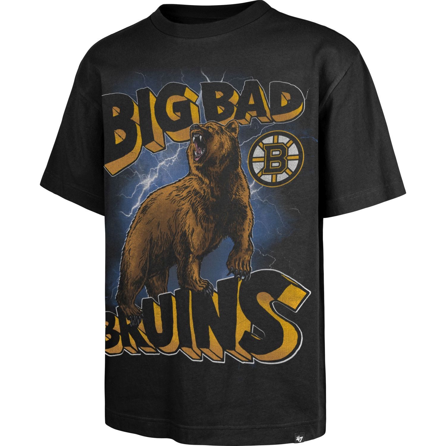 '47 Brand Print-Shirt NHL Oversized SIGMA Boston Bruins