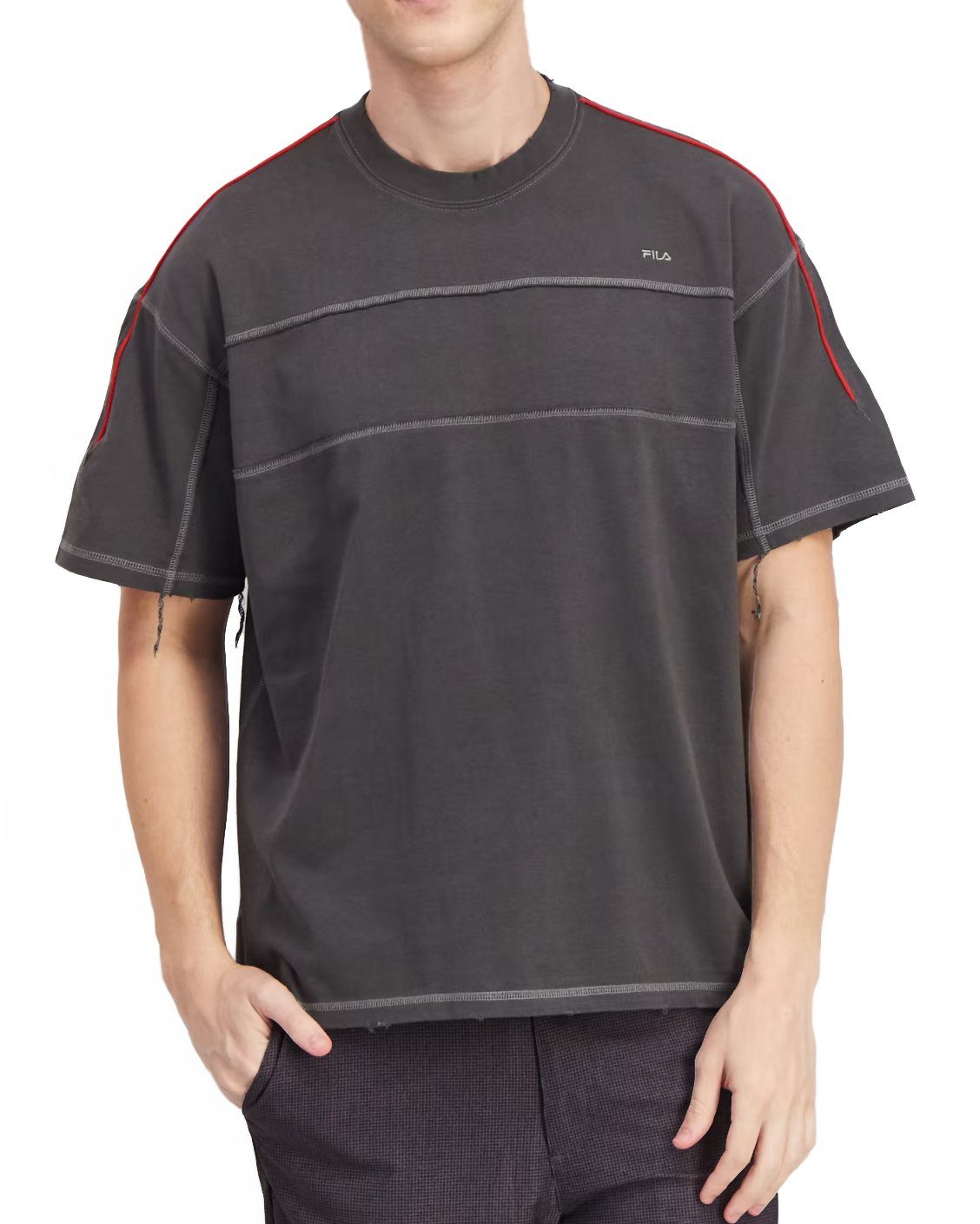 Fila Rundhalsshirt Regular / Oversize Fit günstig online kaufen