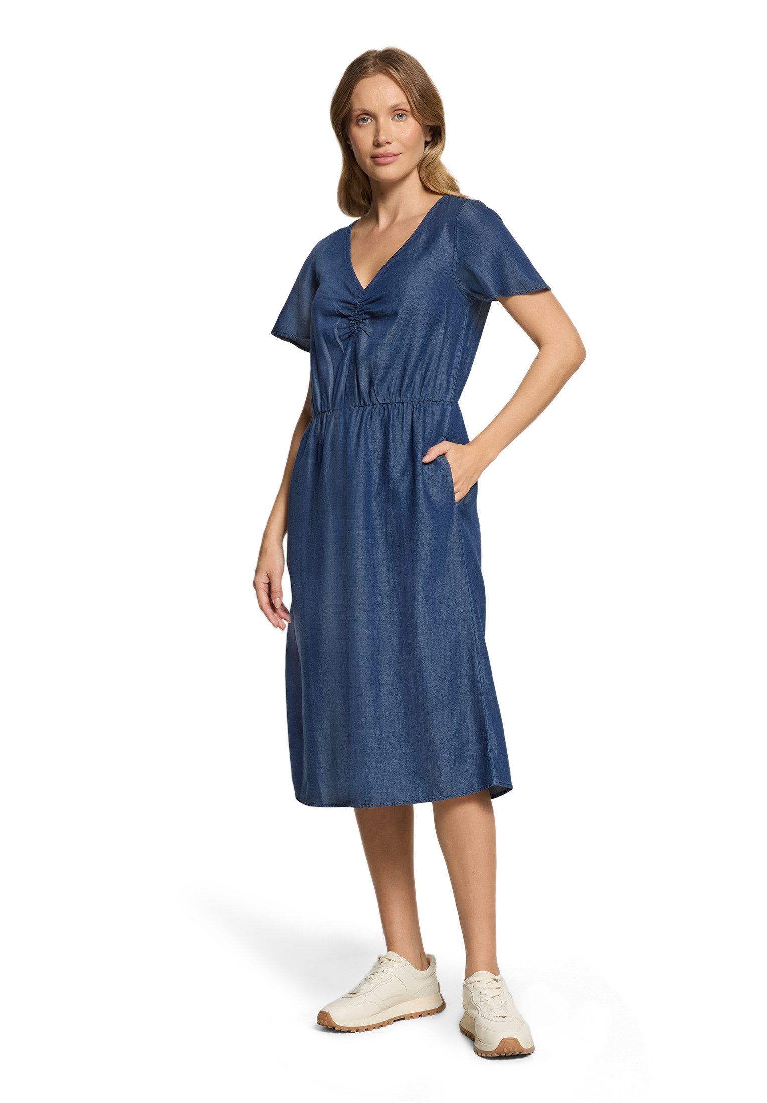 Cartoon Druckkleid Damen mit Flügelärmeln