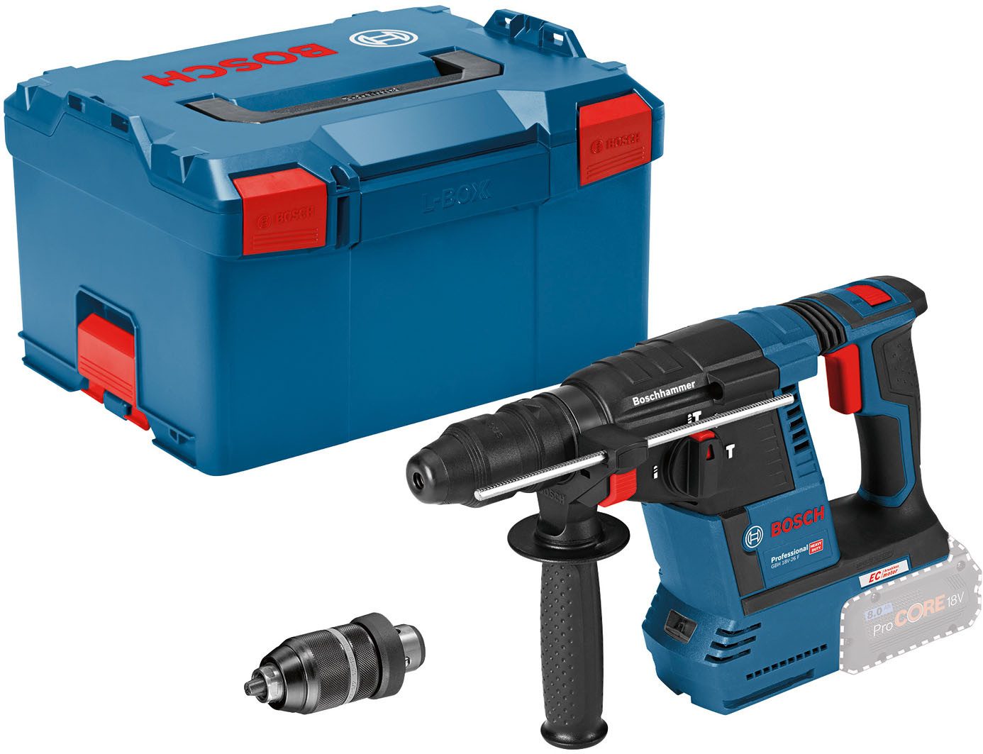Bosch Professional Akku-Bohrhammer »GBH 18V-26F«, mit SDS plus GBH 18V-26F, günstig online kaufen