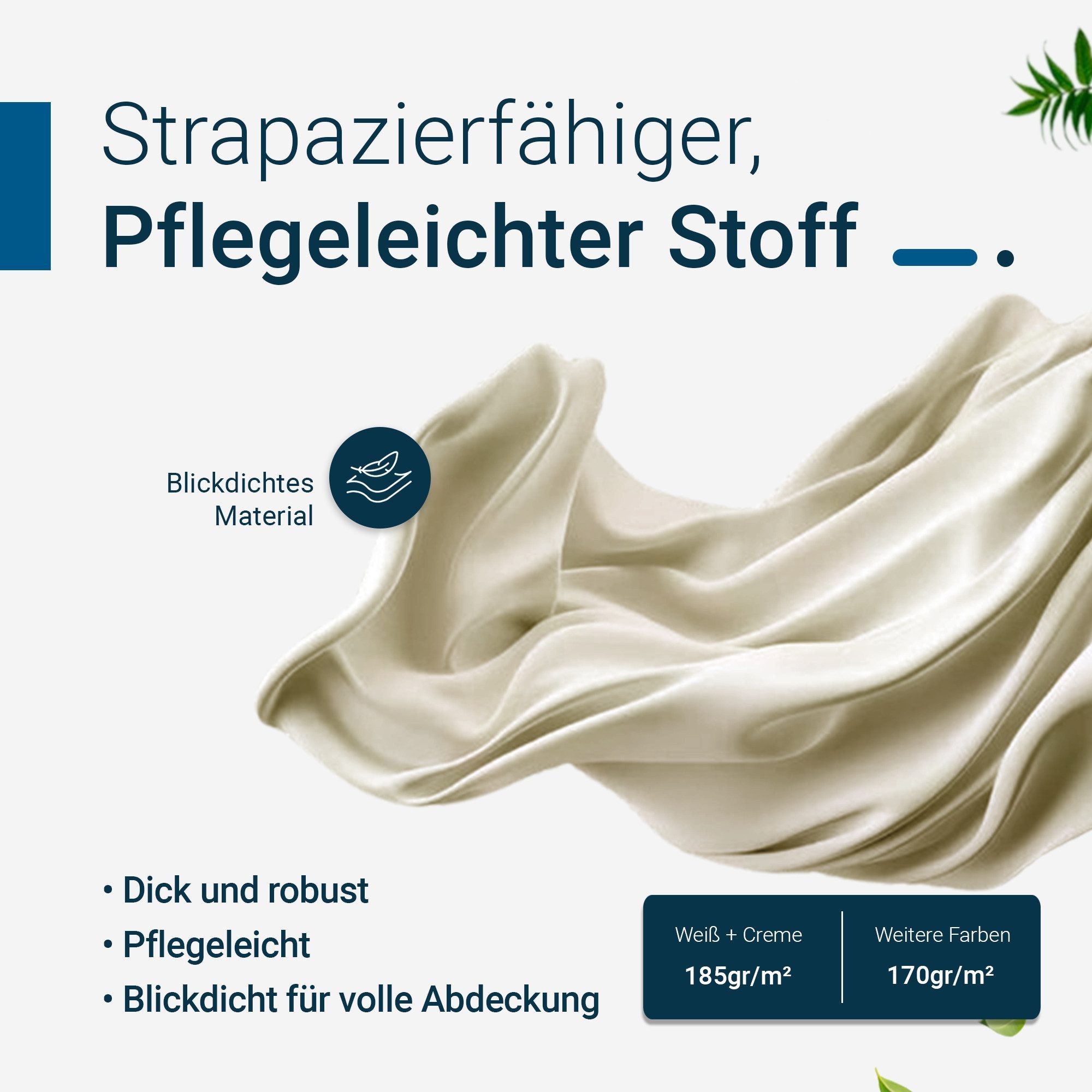 TexDeko Stuhlhusse Universal Stuhlhussen - Modell Paris, Stuhlbezug Premium waschbar, universell, blickdicht, pflegeleicht und wiederverwendbar – Bild 4 von 5
