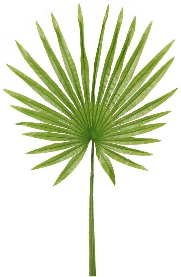 Kunstzweig Fächerpalmwedel Blattstiel, Creativ green, Höhe 80 cm