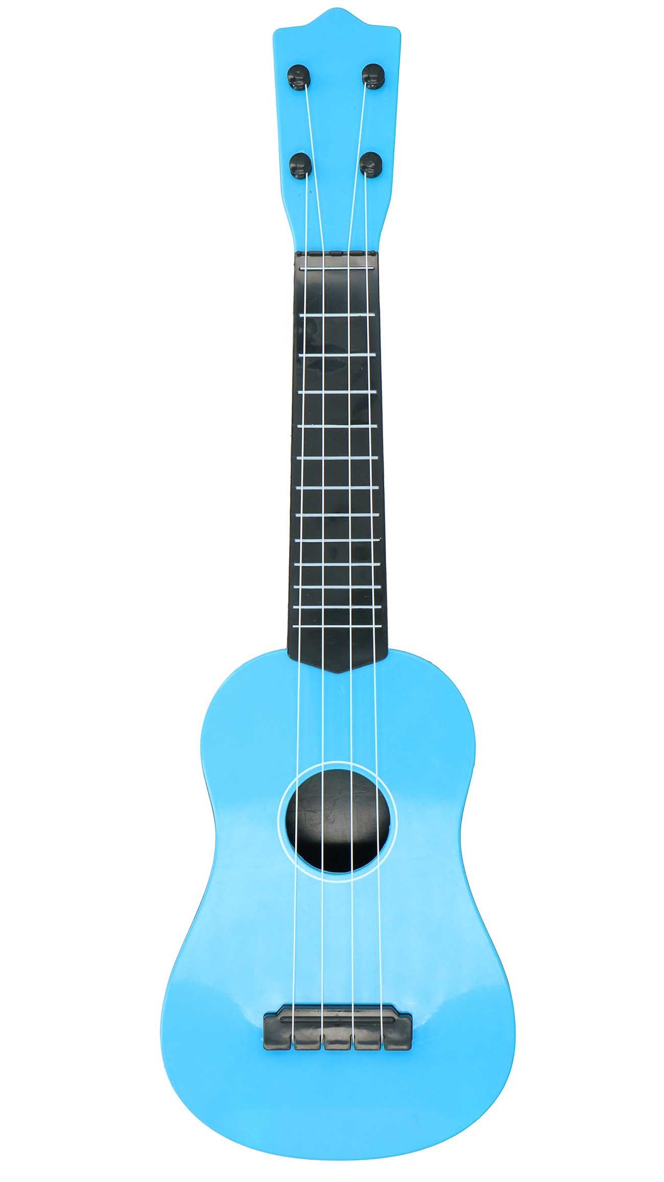 Eddy Toys Spiel-Gitarre Kindergitarre, (4 Kunststoff-Saiten), Spielzeug Gitarre