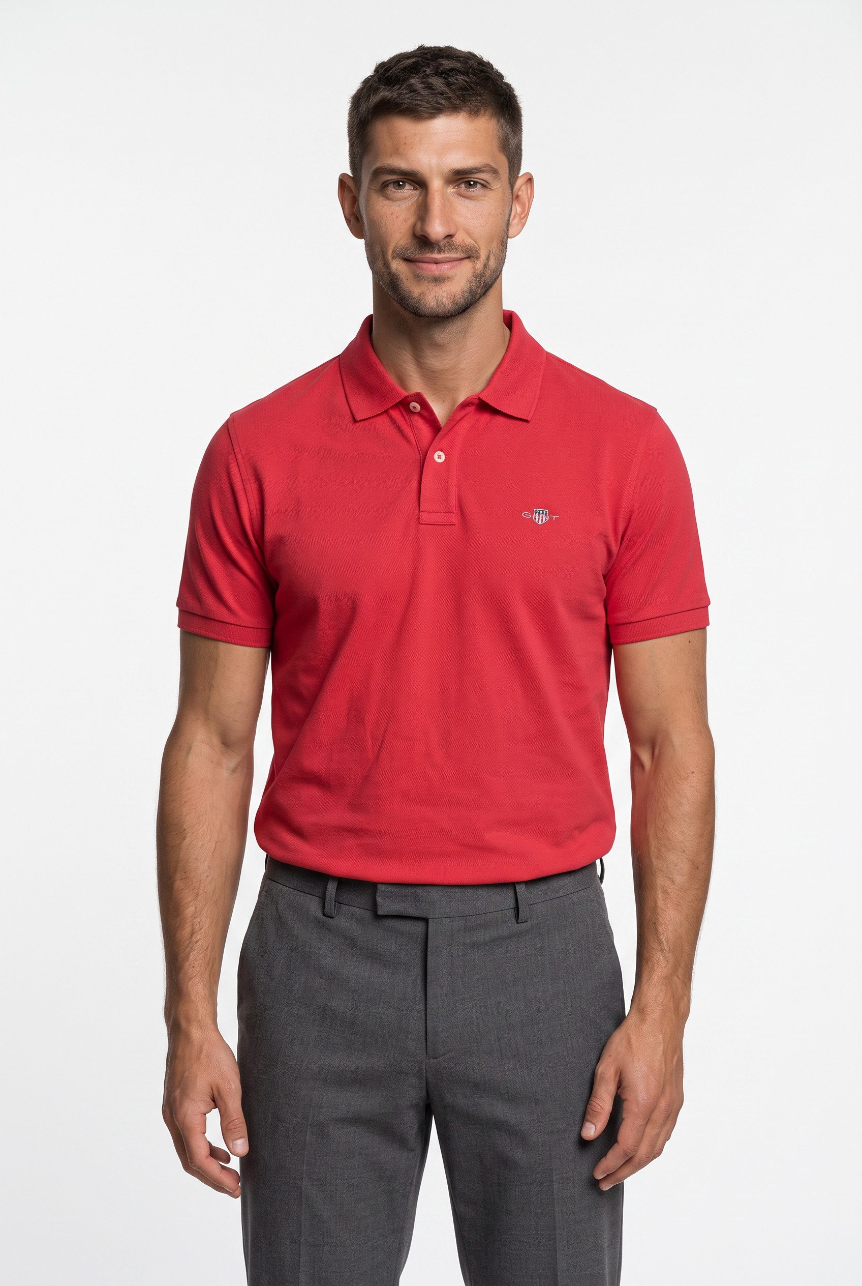 Gant Poloshirt REG EMB ARCHIVE SHIELD POLO Mit Schlitzen an der Seite