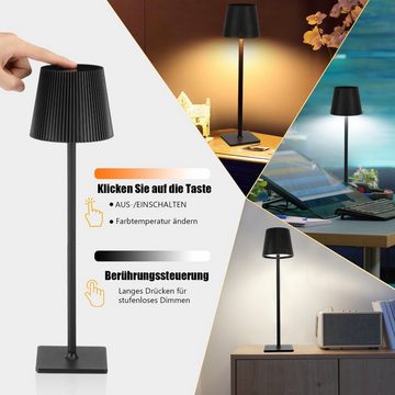 oyajia Stehlampe 3 in 1 Kabellose LED Stehlampe, 130cm Abnehmbar Leselampe 8000mAh-Akku, LED fest integriert, Kaltweiß/Naturweiß/Warmweiß, Dimmbar Eisen Tischlampe mit USB-C, für Wohnzimmer/Schlafzimmer/Büro