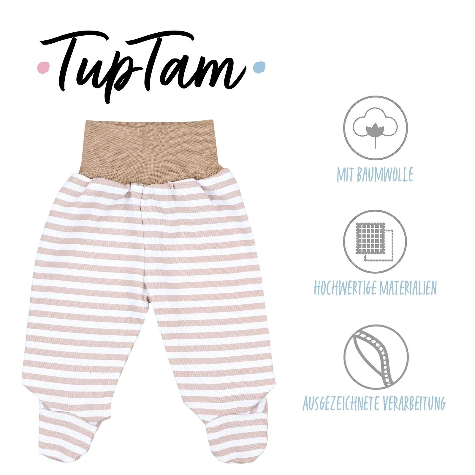 TupTam Schlupfhose TupTam Baby Unisex Hose mit Fuß Bunte 5er Pack