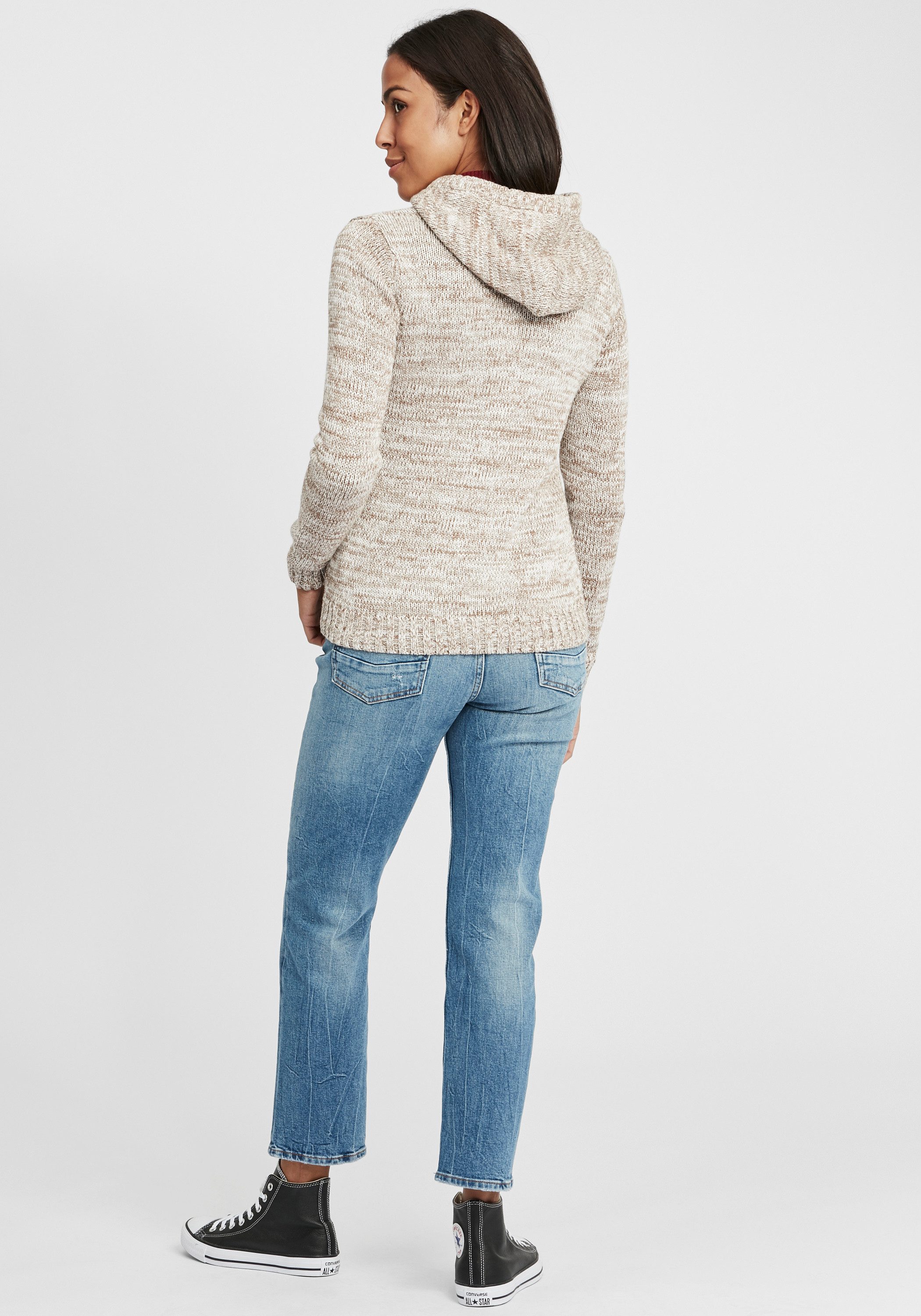 OXMO Strickjacke OXPhiladelphia Cardigan mit Kapuze
