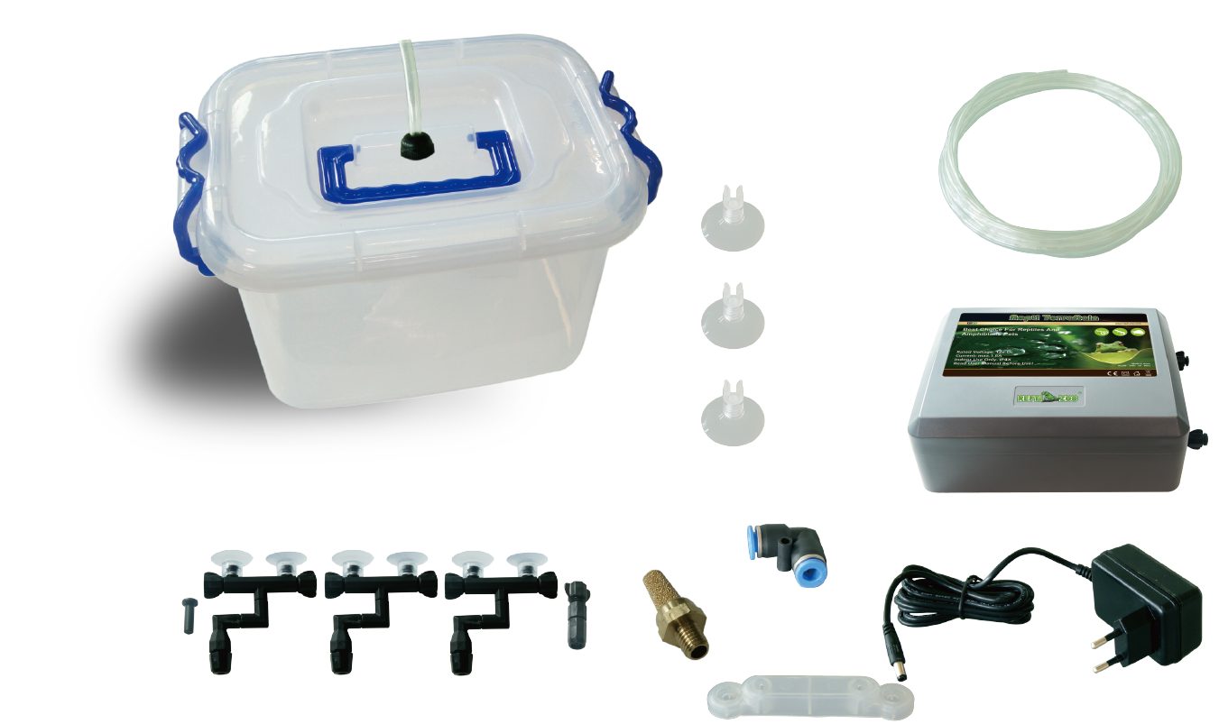Terrarium ReptiZoo Beregnungsanlage Terra Rain TR01 ''einfach'' Plug and Play