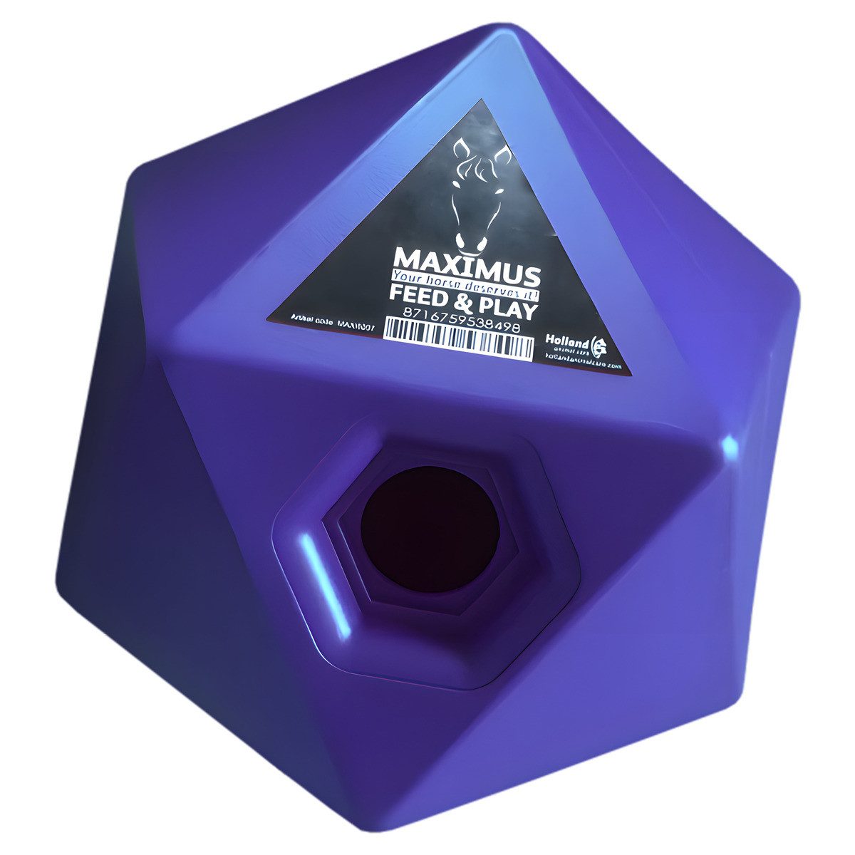 Tierball Feed & Play Snackwürfel blau