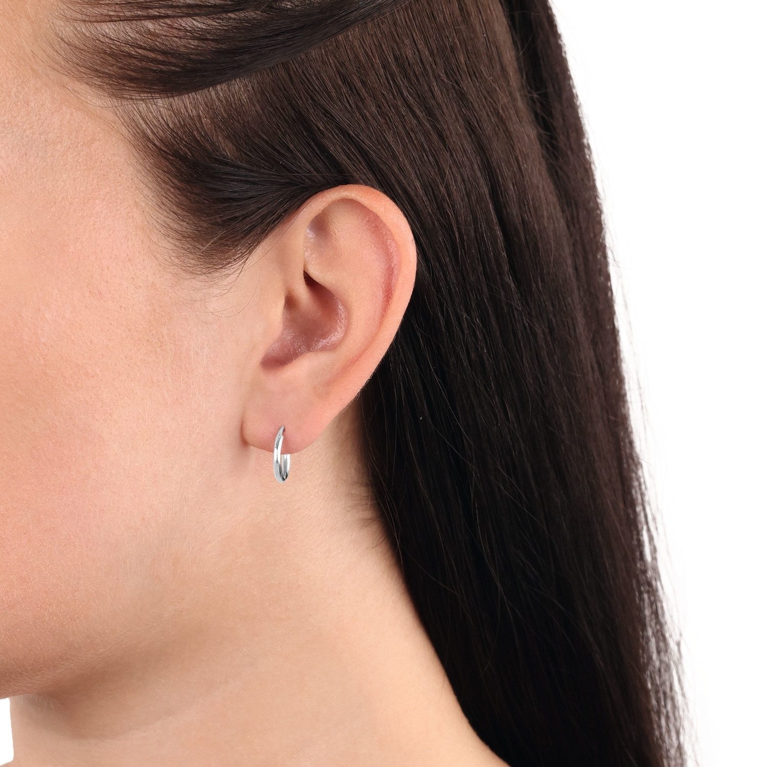 Amor Paar Creolen Amor Creolen für Damen, 925 Sterling Silber (Creolen, 2-t günstig online kaufen