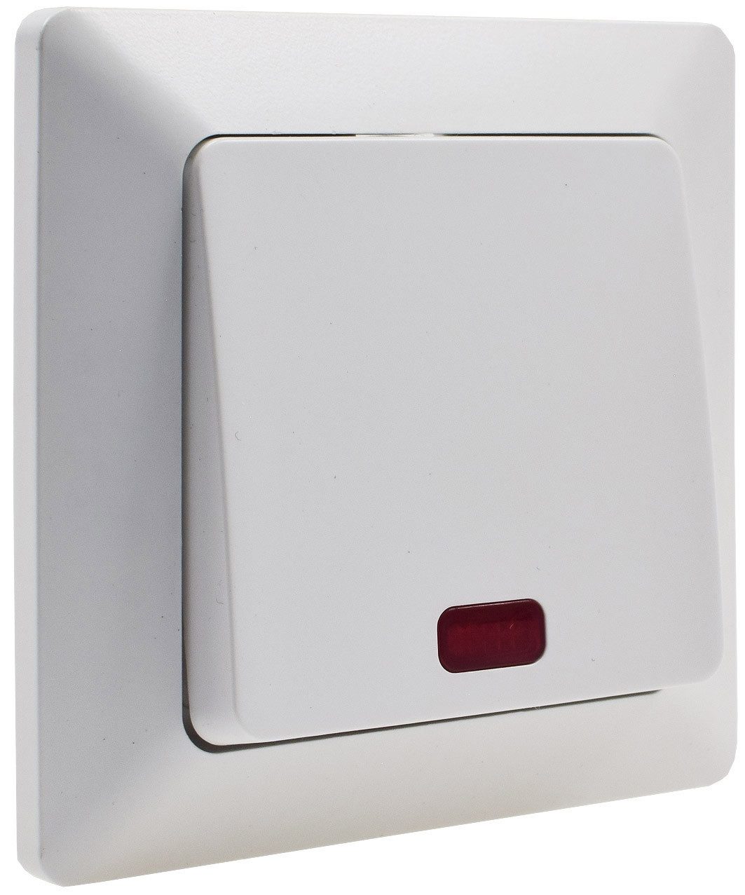 ChiliTec Unterputz-Steckdose MILOS Serie weiss matt Rahmen, Taster, Dosen