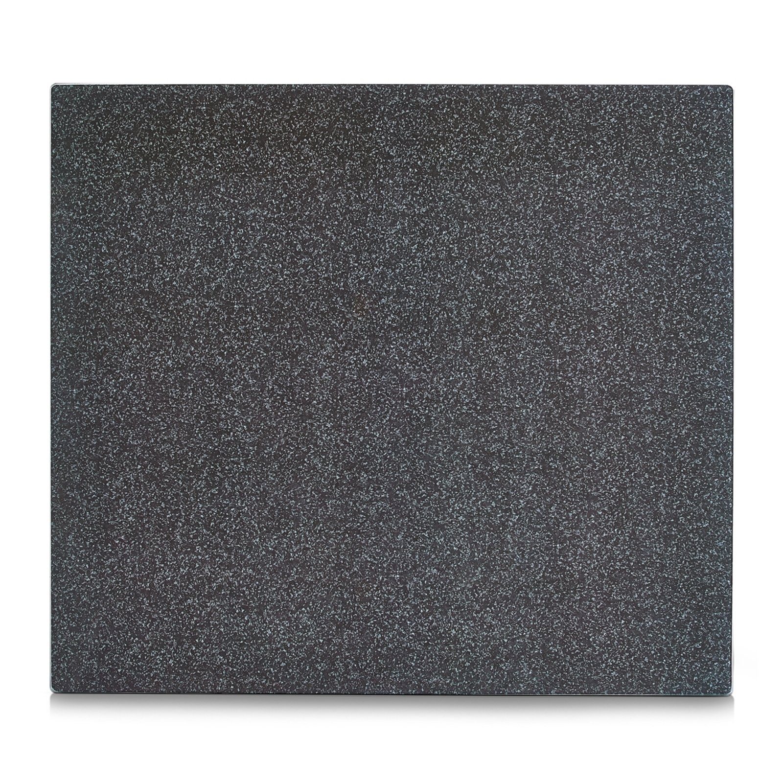Neuetischkultur Schneide- und Abdeckplatte Herdabdeckplatte 50x56 cm, Glas Granit-Look, Glas, (Stück, 1 tlg)