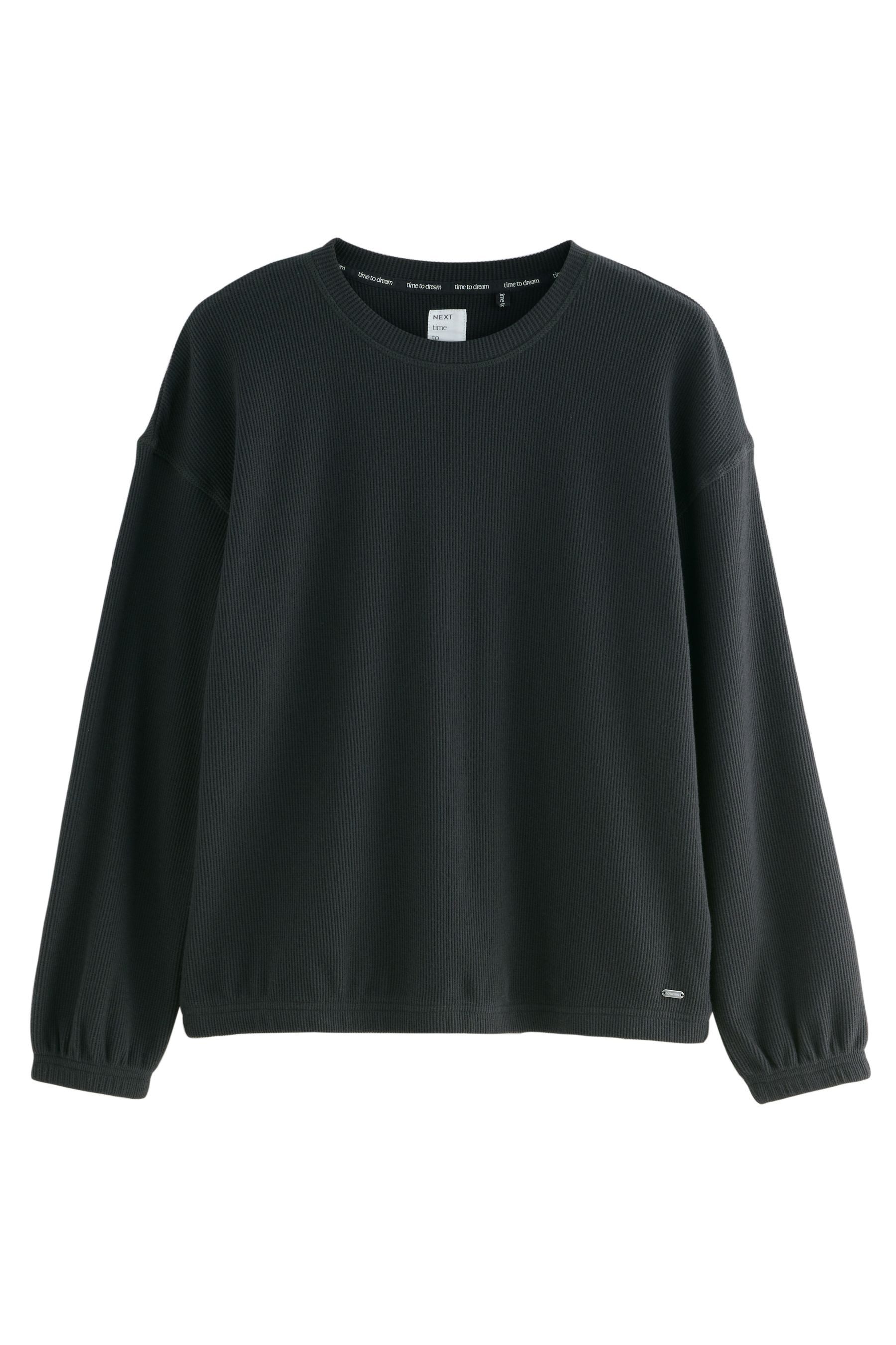 Next Pyjama Kuschliger Langarm-Schlafanzug mit Waffelstruktur (2 tlg) günstig online kaufen